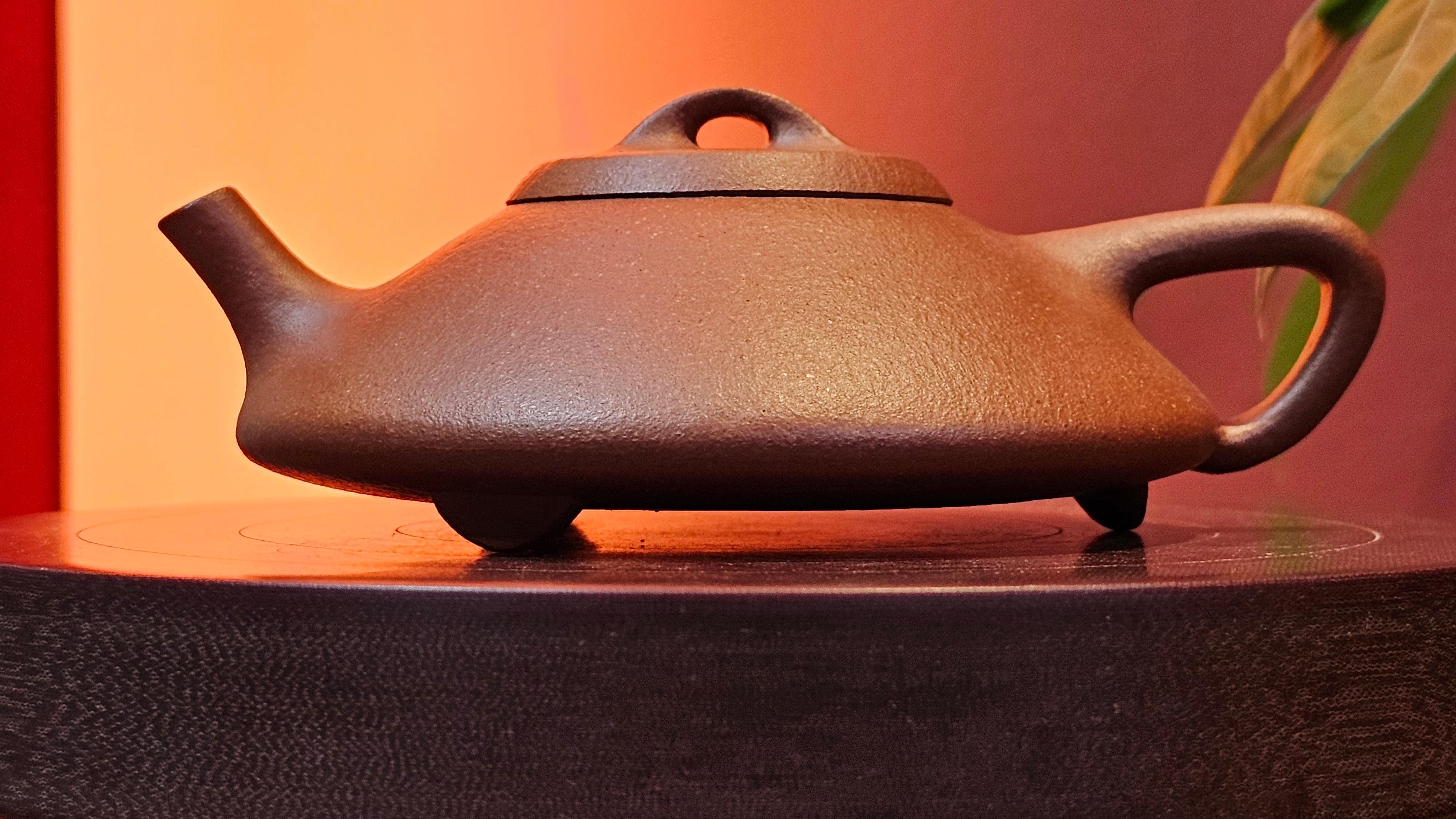 He Piao 合瓢, 151.0ml, Hong Jiang Po Ni 红降坡泥, by Craftsman Chen Gui Zhi 陈桂枝。(Red JiangPoNi is rarer than Yellow JiangPoNi, XiaoMeiYao ZhuNi & ZhaoZhuang ZhuNi) ~ Congratulations to Mr J.T., 0838hrs 20th June 2025, Chippendale, Australia 🇦🇺.