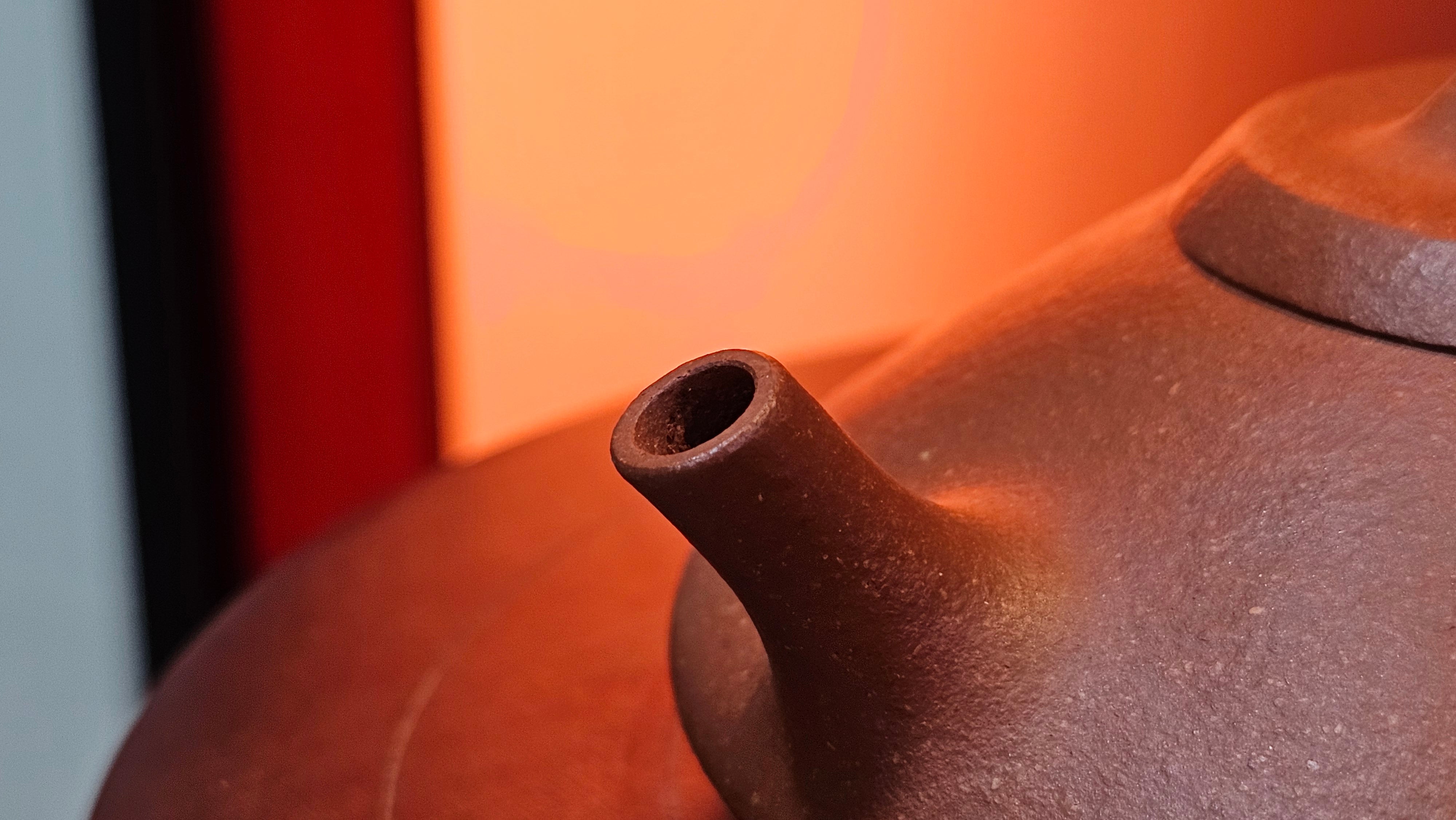 He Piao 合瓢, 151.0ml, Hong Jiang Po Ni 红降坡泥, by Craftsman Chen Gui Zhi 陈桂枝。(Red JiangPoNi is rarer than Yellow JiangPoNi, XiaoMeiYao ZhuNi & ZhaoZhuang ZhuNi) ~ Congratulations to Mr J.T., 0838hrs 20th June 2025, Chippendale, Australia 🇦🇺.