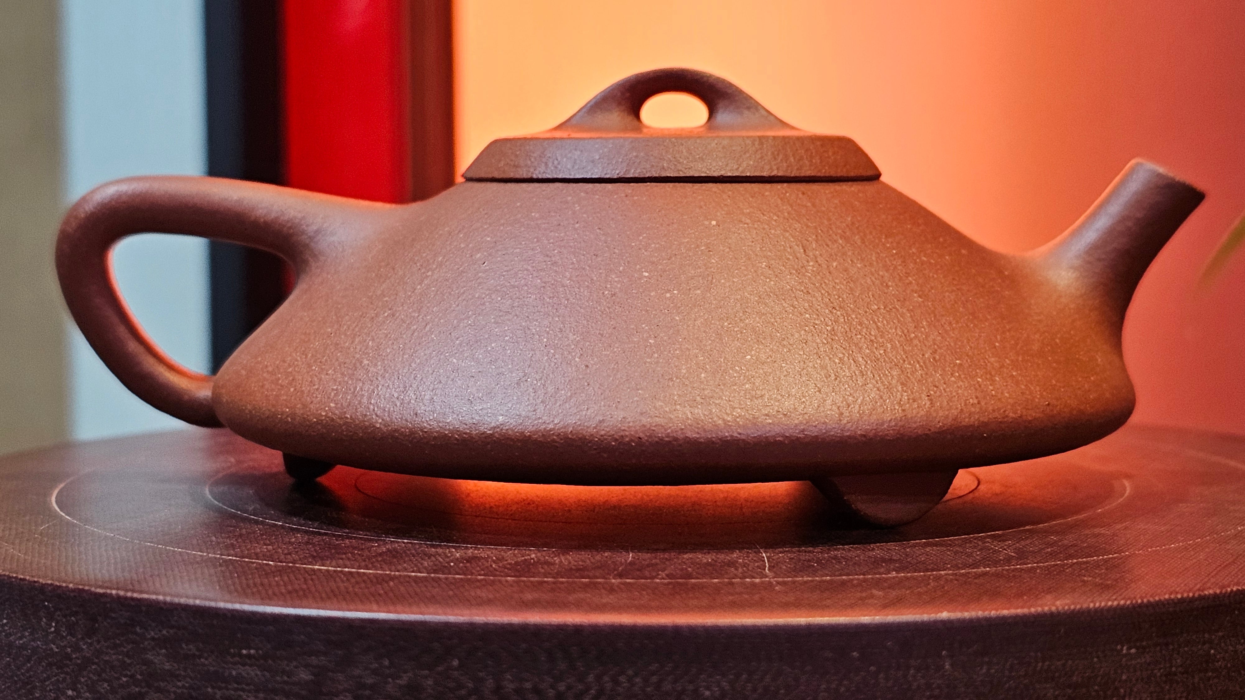 He Piao 合瓢, 151.0ml, Hong Jiang Po Ni 红降坡泥, by Craftsman Chen Gui Zhi 陈桂枝。(Red JiangPoNi is rarer than Yellow JiangPoNi, XiaoMeiYao ZhuNi & ZhaoZhuang ZhuNi) ~ Congratulations to Mr J.T., 0838hrs 20th June 2025, Chippendale, Australia 🇦🇺.