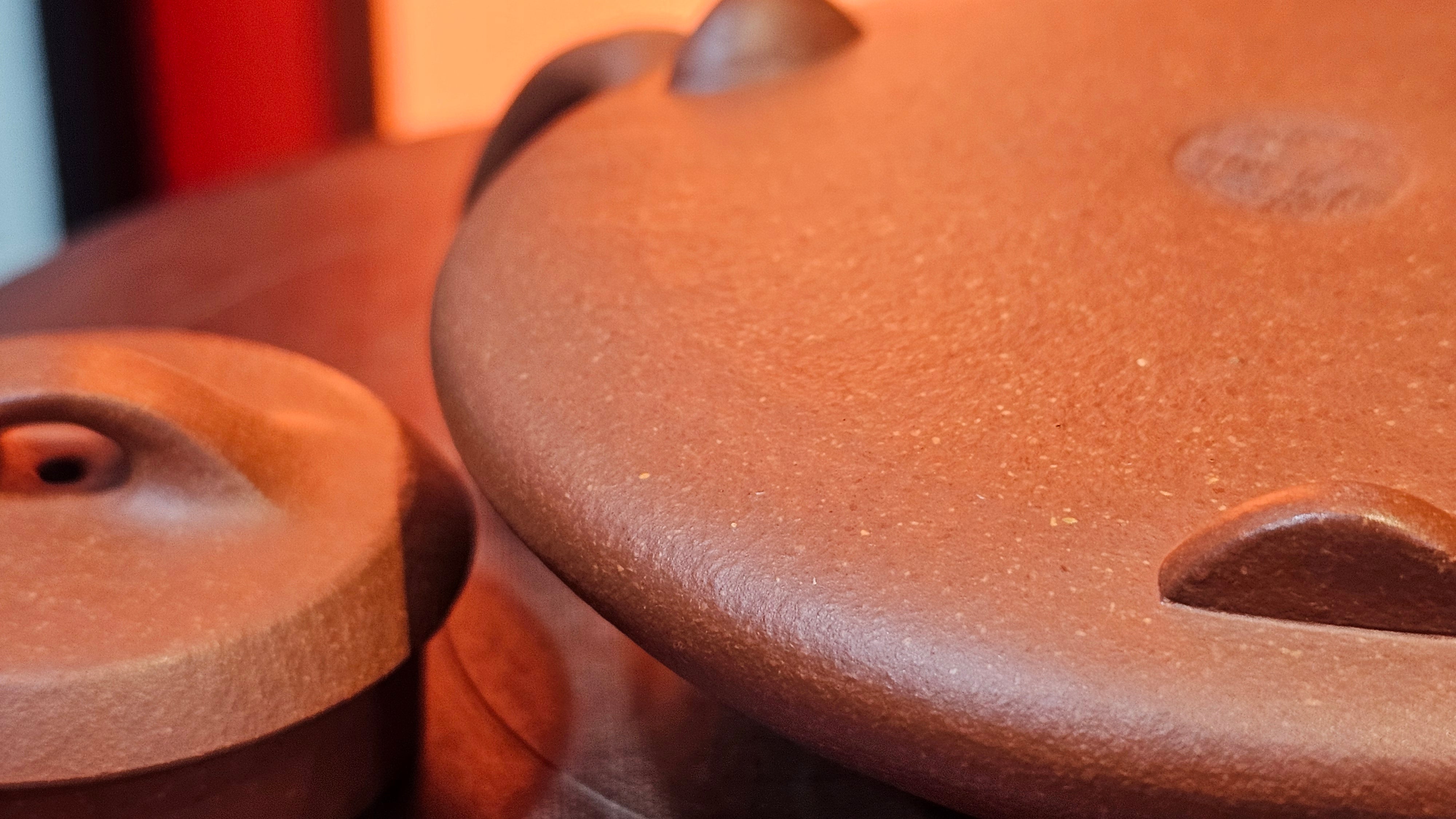 He Piao 合瓢, 151.0ml, Hong Jiang Po Ni 红降坡泥, by Craftsman Chen Gui Zhi 陈桂枝。(Red JiangPoNi is rarer than Yellow JiangPoNi, XiaoMeiYao ZhuNi & ZhaoZhuang ZhuNi) ~ Congratulations to Mr J.T., 0838hrs 20th June 2025, Chippendale, Australia 🇦🇺.