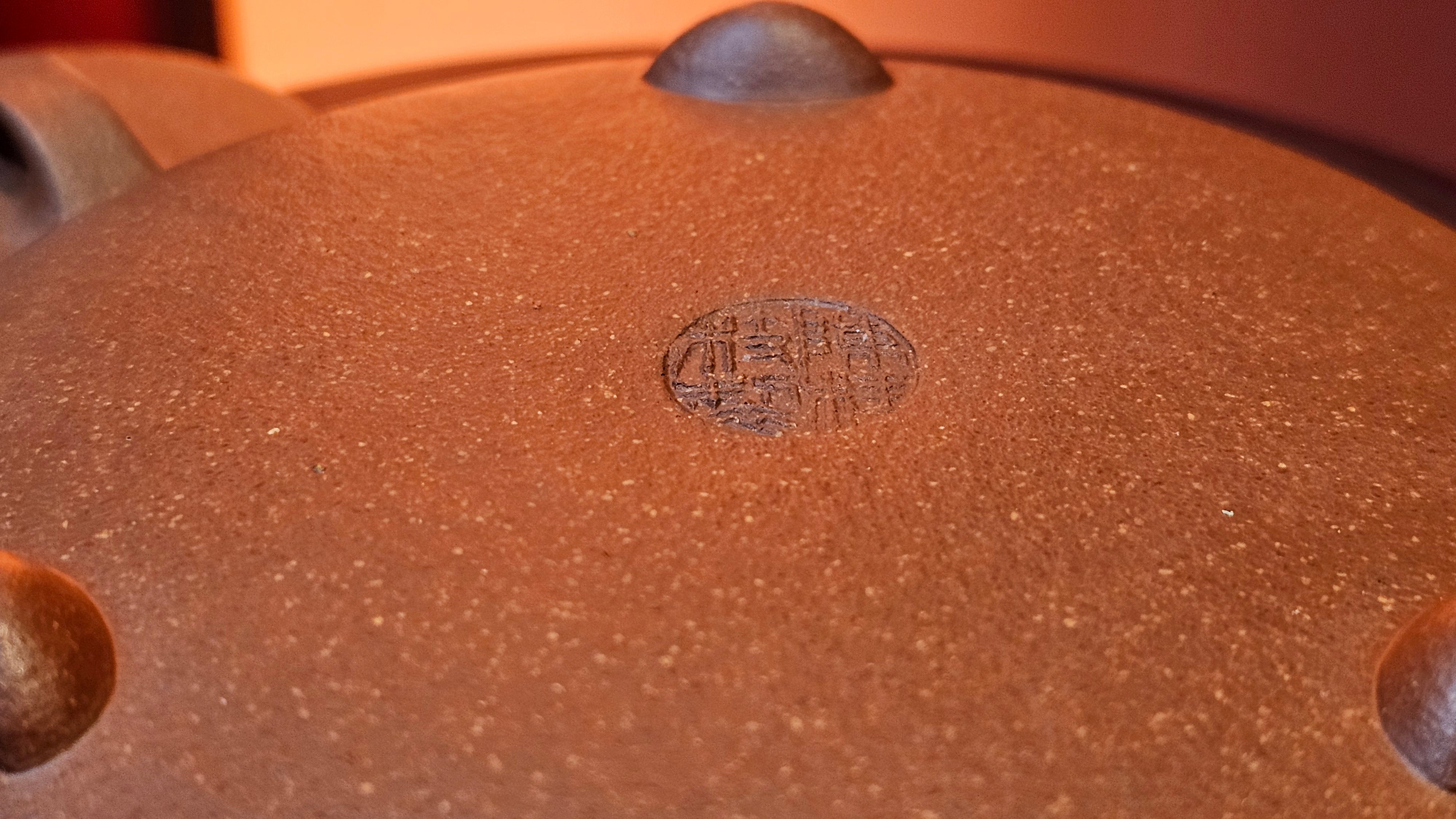 He Piao 合瓢, 151.0ml, Hong Jiang Po Ni 红降坡泥, by Craftsman Chen Gui Zhi 陈桂枝。(Red JiangPoNi is rarer than Yellow JiangPoNi, XiaoMeiYao ZhuNi & ZhaoZhuang ZhuNi) ~ Congratulations to Mr J.T., 0838hrs 20th June 2025, Chippendale, Australia 🇦🇺.