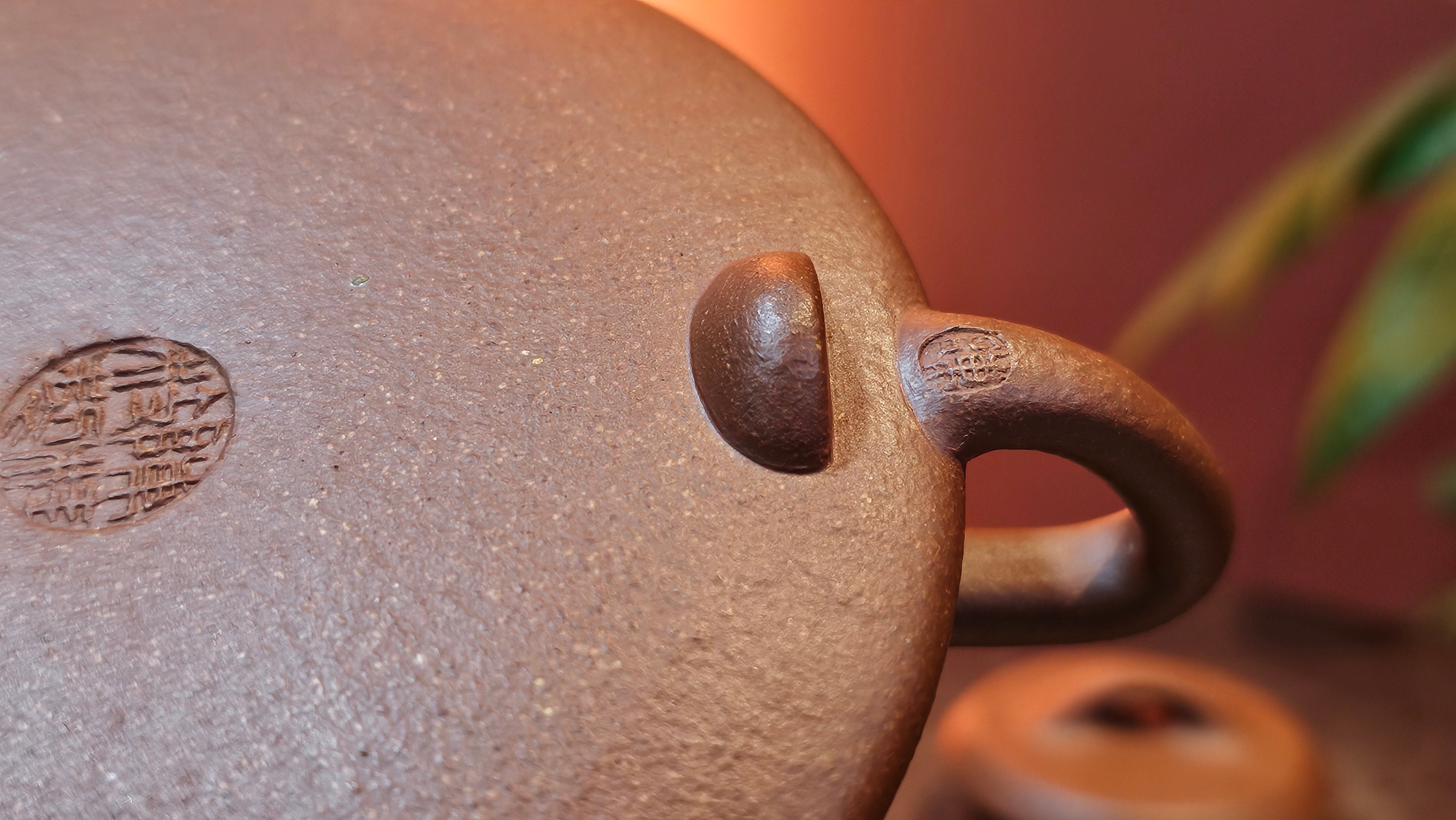 He Piao 合瓢, 151.0ml, Hong Jiang Po Ni 红降坡泥, by Craftsman Chen Gui Zhi 陈桂枝。(Red JiangPoNi is rarer than Yellow JiangPoNi, XiaoMeiYao ZhuNi & ZhaoZhuang ZhuNi) ~ Congratulations to Mr J.T., 0838hrs 20th June 2025, Chippendale, Australia 🇦🇺.