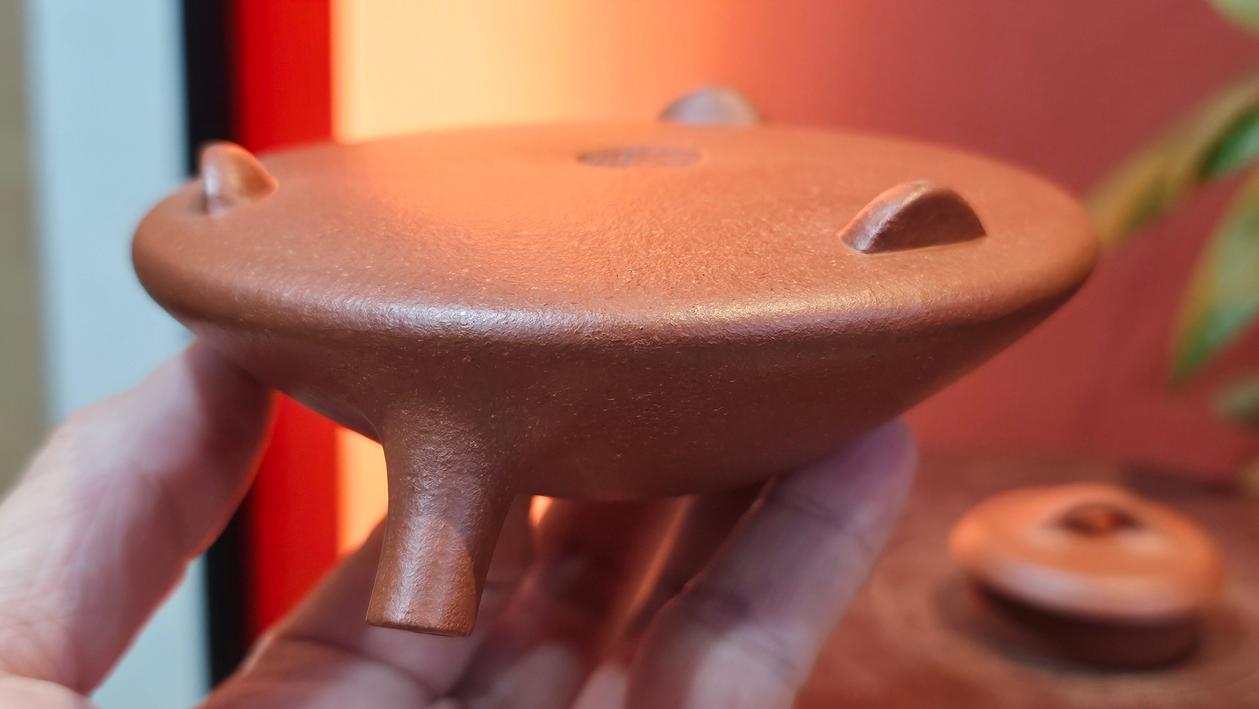 He Piao 合瓢, 151.0ml, Hong Jiang Po Ni 红降坡泥, by Craftsman Chen Gui Zhi 陈桂枝。(Red JiangPoNi is rarer than Yellow JiangPoNi, XiaoMeiYao ZhuNi & ZhaoZhuang ZhuNi) ~ Congratulations to Mr J.T., 0838hrs 20th June 2025, Chippendale, Australia 🇦🇺.