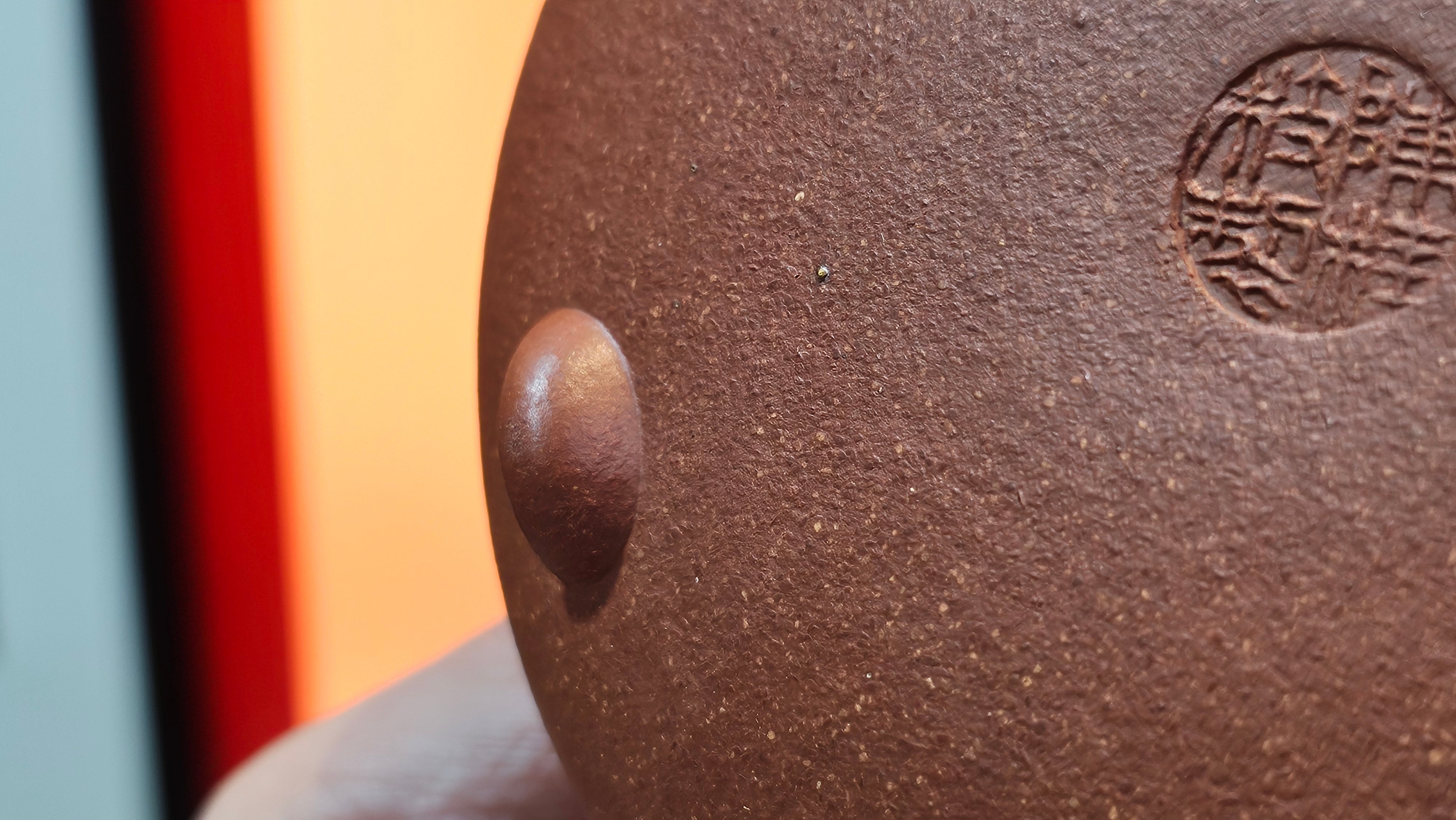 He Piao 合瓢, 151.0ml, Hong Jiang Po Ni 红降坡泥, by Craftsman Chen Gui Zhi 陈桂枝。(Red JiangPoNi is rarer than Yellow JiangPoNi, XiaoMeiYao ZhuNi & ZhaoZhuang ZhuNi) ~ Congratulations to Mr J.T., 0838hrs 20th June 2025, Chippendale, Australia 🇦🇺.