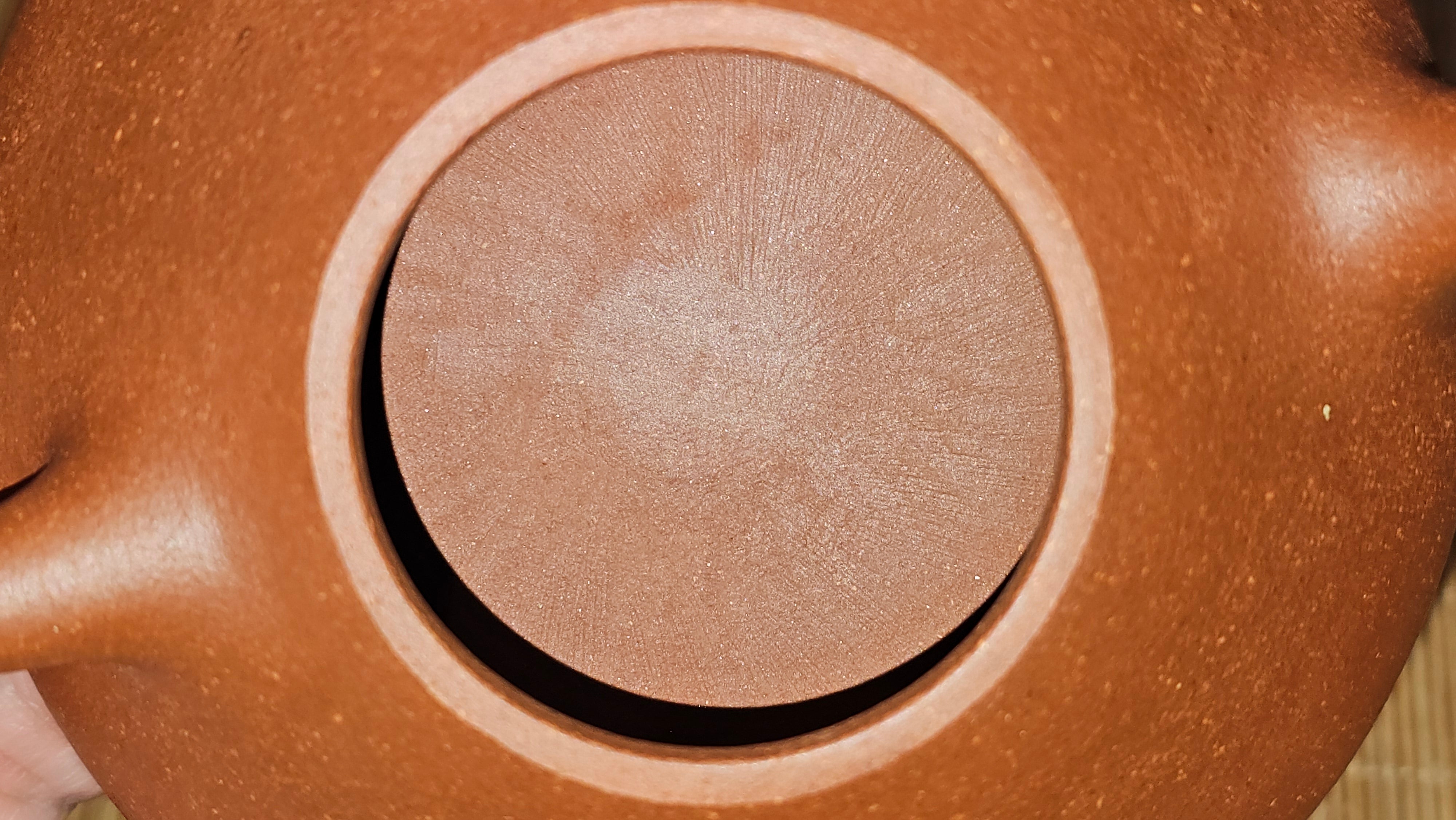 He Piao 合瓢, 151.0ml, Hong Jiang Po Ni 红降坡泥, by Craftsman Chen Gui Zhi 陈桂枝。(Red JiangPoNi is rarer than Yellow JiangPoNi, XiaoMeiYao ZhuNi & ZhaoZhuang ZhuNi) ~ Congratulations to Mr J.T., 0838hrs 20th June 2025, Chippendale, Australia 🇦🇺.