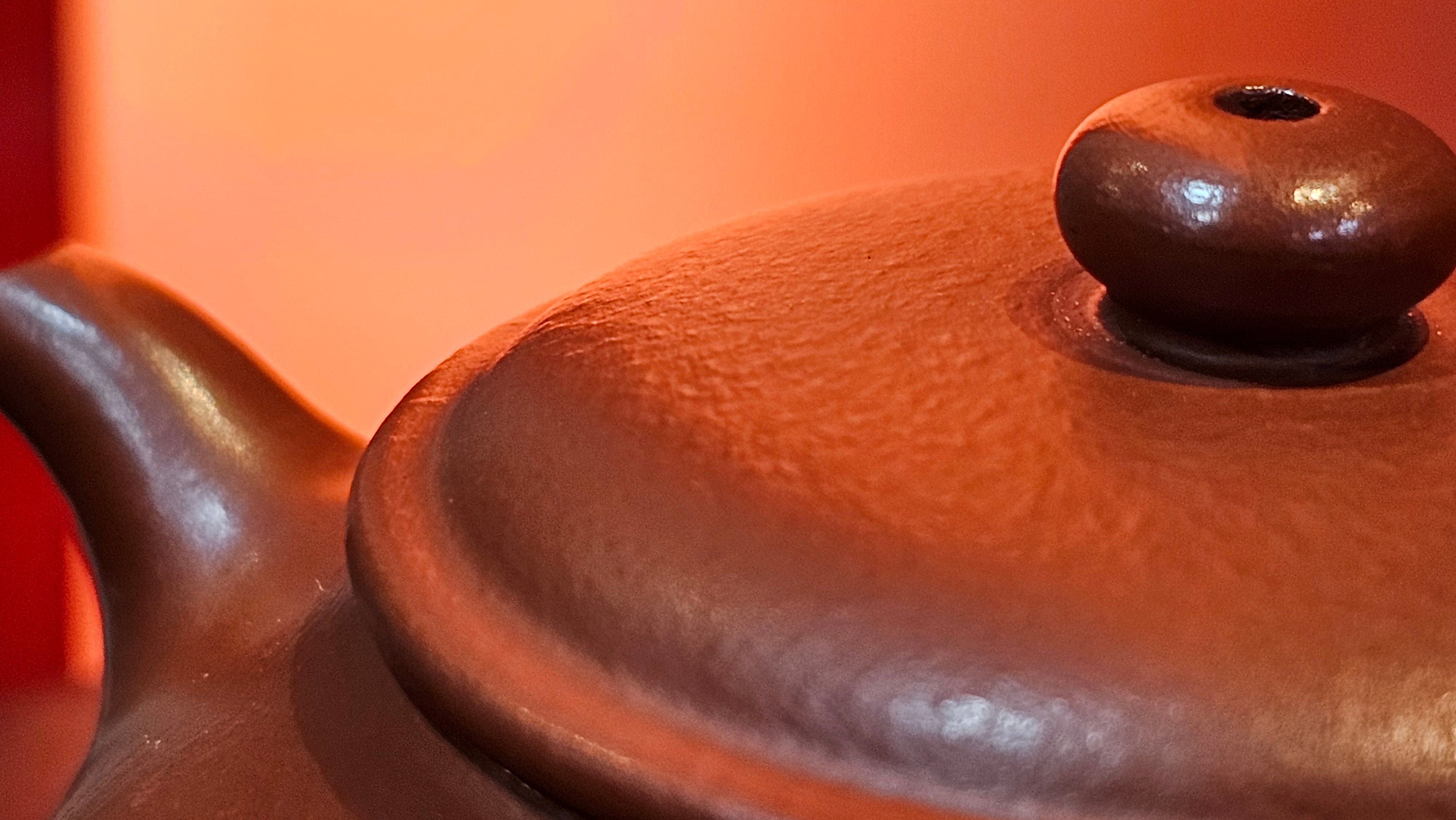 Ming Lu 明炉, 131.5ml, Xiao Mei Yao Zhu Ni 小煤窑朱泥, by our Collaborative Craftsman Wang Xing 王兴 ~ Congratulations to Ms F.W.! 1306hrs 20th July, Berlin, Germany 🇩🇪.