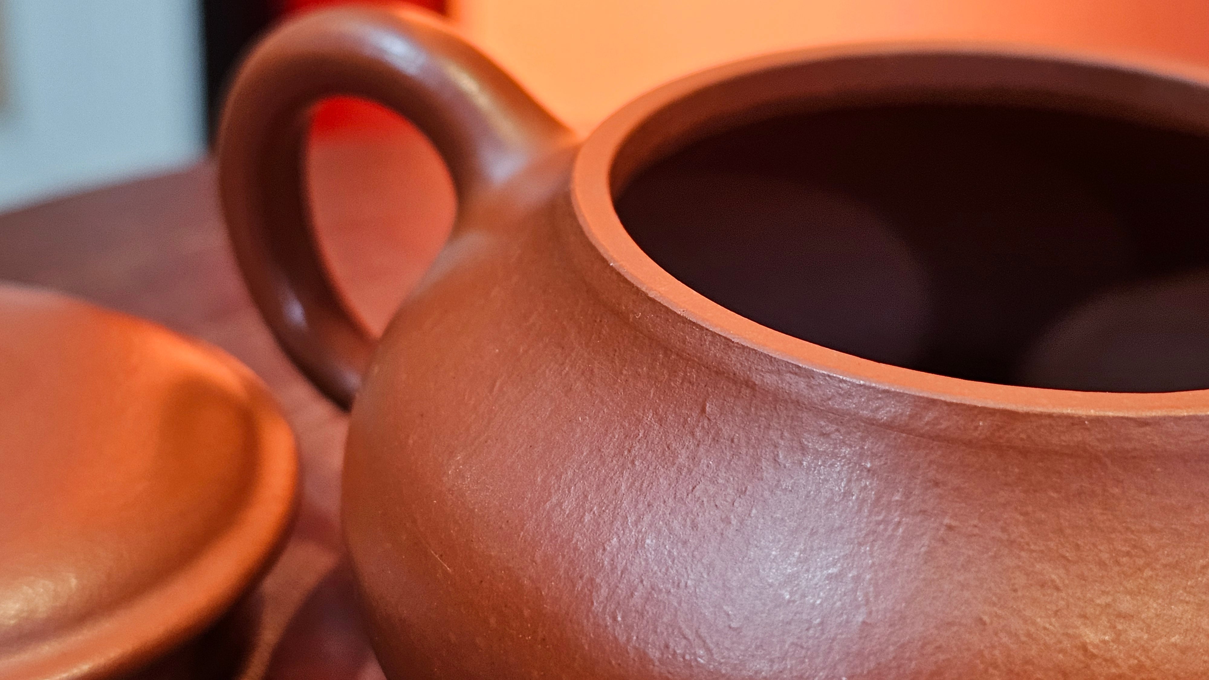 Ming Lu 明炉, 131.5ml, Xiao Mei Yao Zhu Ni 小煤窑朱泥, by our Collaborative Craftsman Wang Xing 王兴 ~ Congratulations to Ms F.W.! 1306hrs 20th July, Berlin, Germany 🇩🇪.