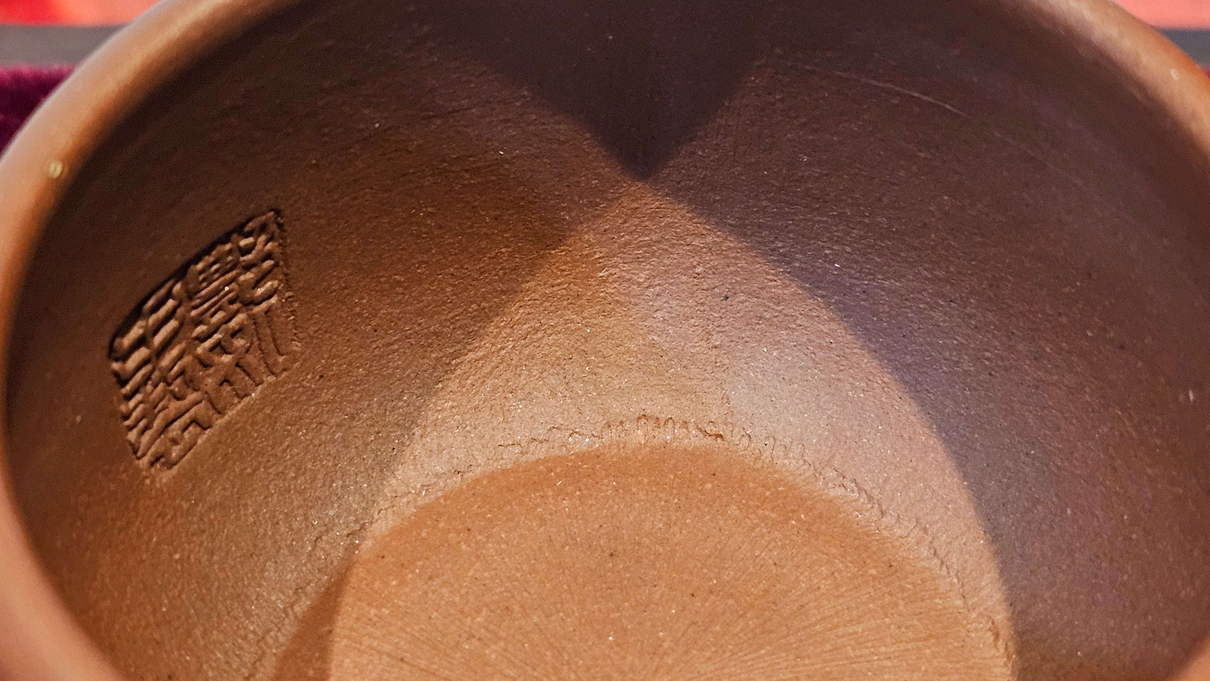 《杯》"Bei" ~ Cup, 100.6ml (when full), Di Cao Qing Zi Ni 底槽青紫泥 ~ Crafted by L3A Consummate Master Artist Li Yan Ru 李艳如 ~ Congratulations to Mr T.A., 1939hrs 24th June 2025, Samorin, Slovakia 🇸🇰.