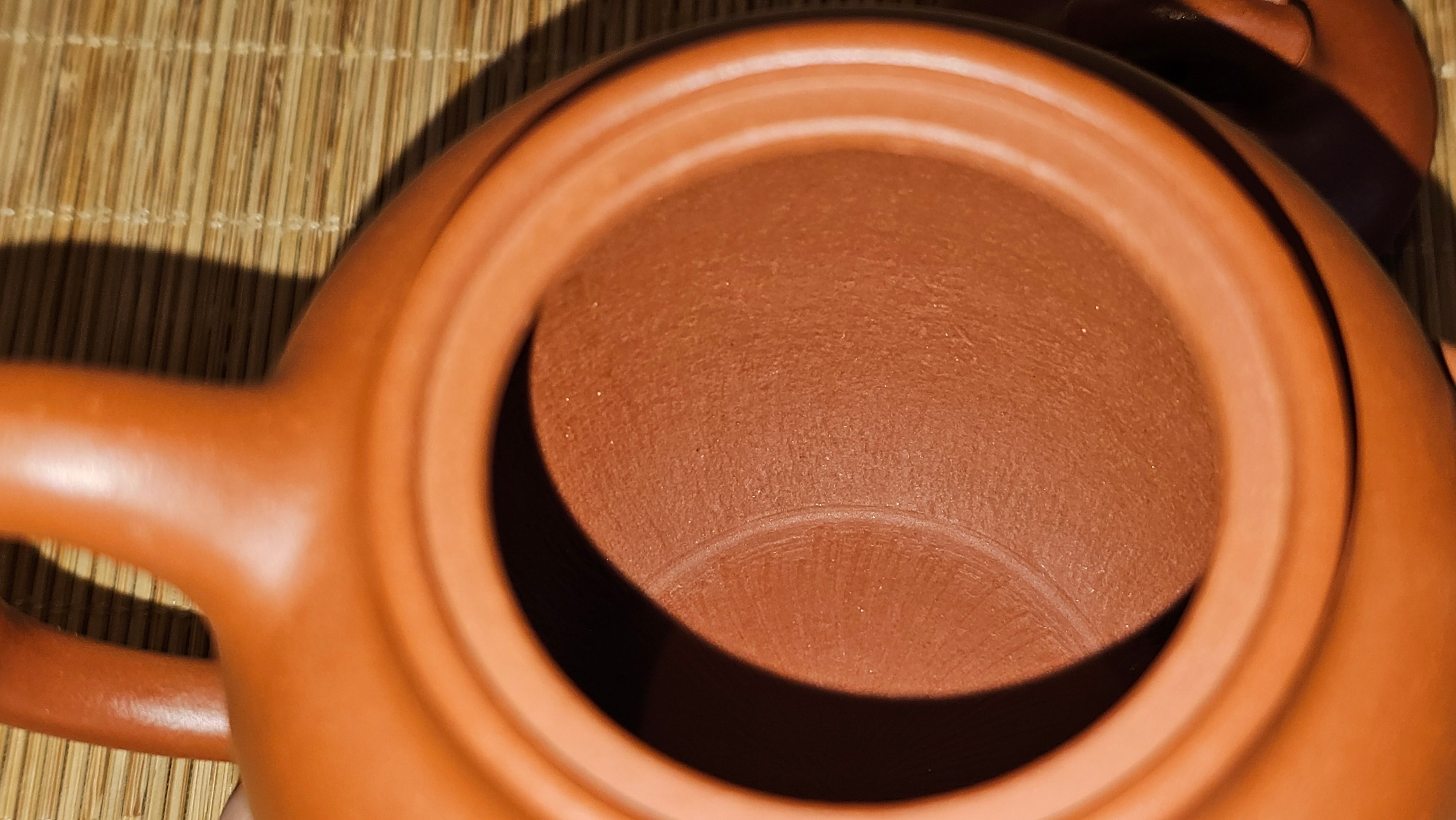 《高风亮节》"Gao Feng Liang Jie", 218.3ml, Ornate 花器! ~ Xiao Mei Yao Zhu Ni 小煤窑朱泥,  by Craftsman Shi Yun 石芸 ~ Congratulations!to Ms D.L.! 1440hrs 15th Sept 2025, Minot, ND!