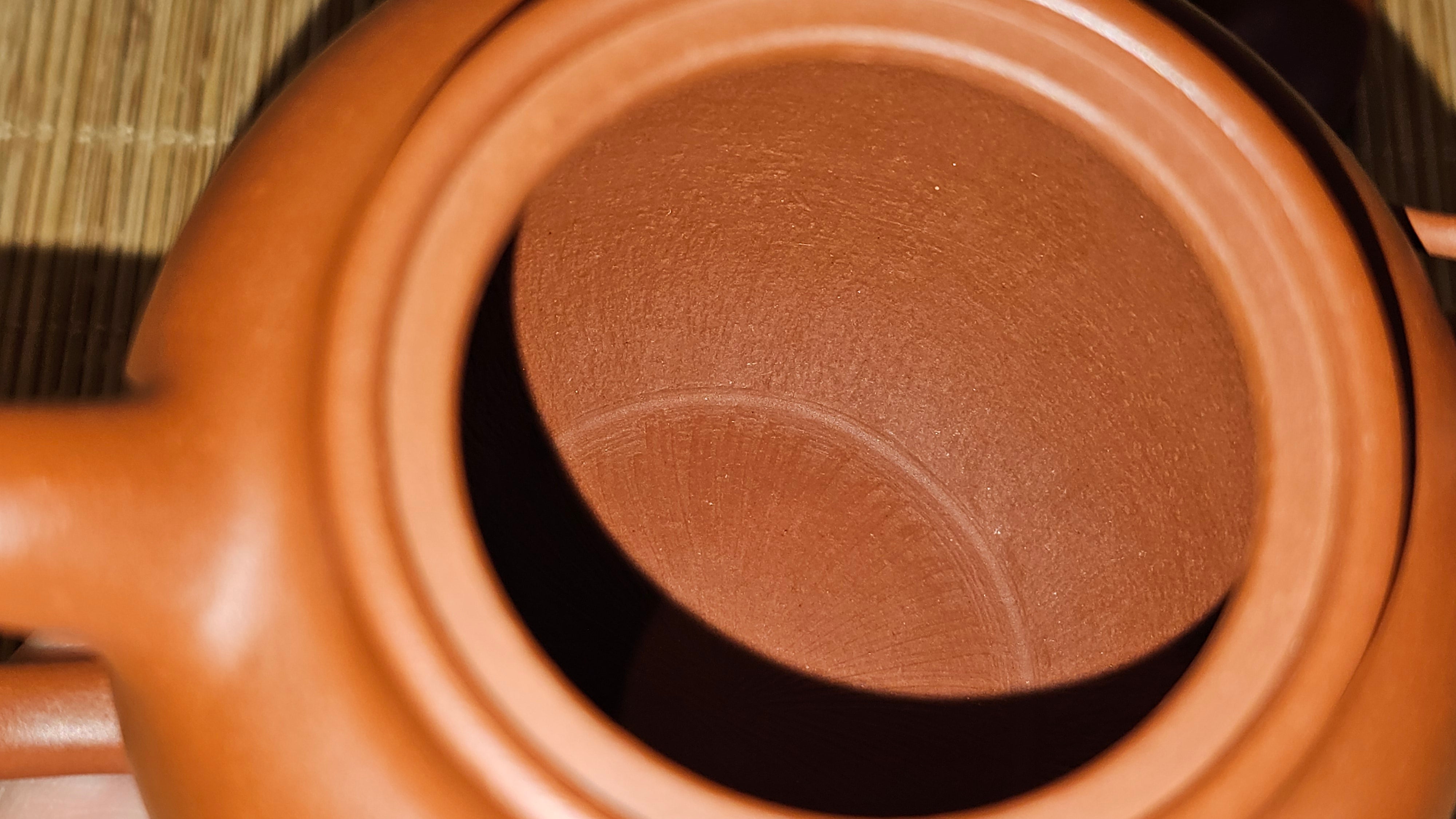 《高风亮节》"Gao Feng Liang Jie", 218.3ml, Ornate 花器! ~ Xiao Mei Yao Zhu Ni 小煤窑朱泥,  by Craftsman Shi Yun 石芸 ~ Congratulations!to Ms D.L.! 1440hrs 15th Sept 2025, Minot, ND!