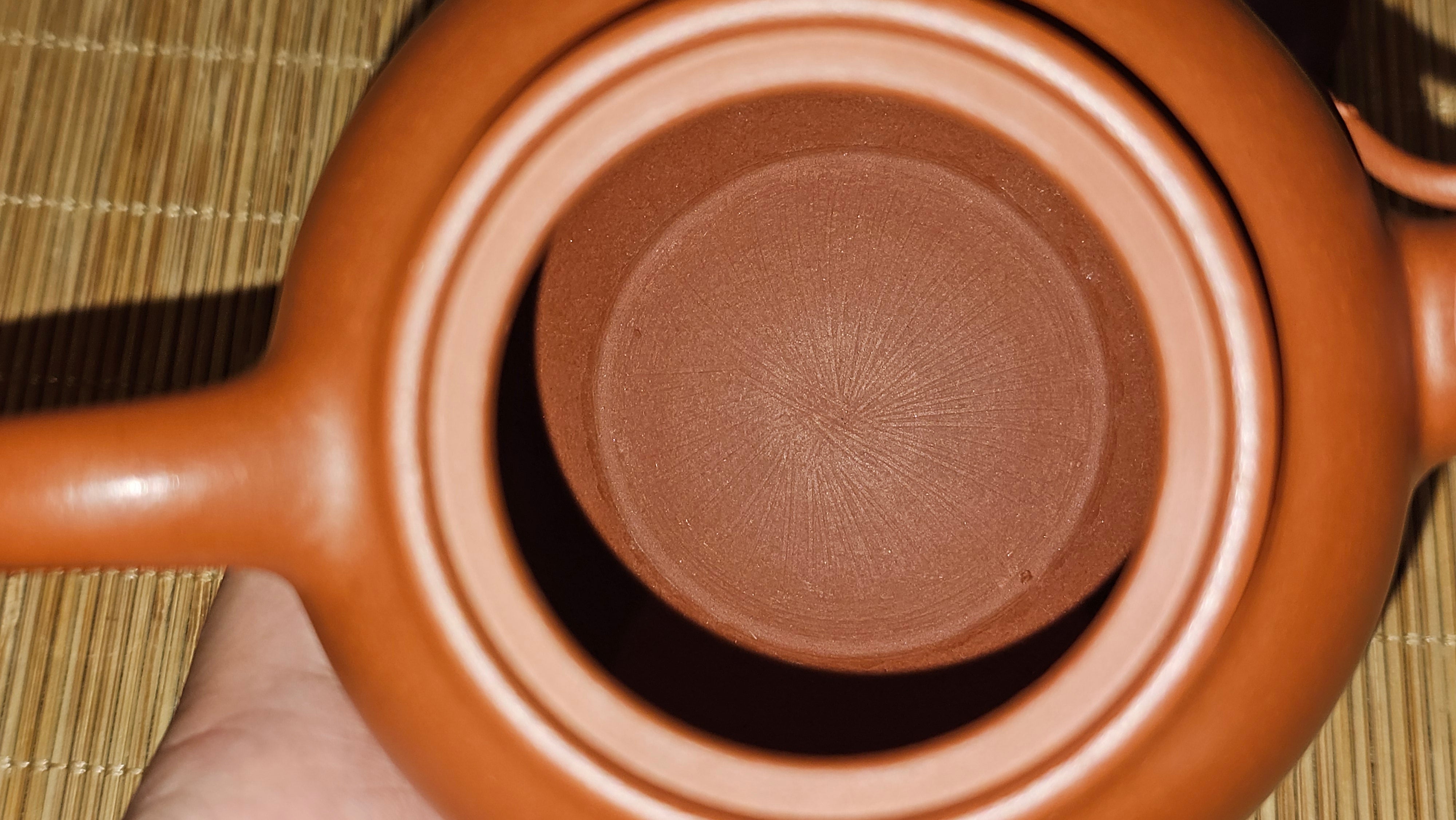 《高风亮节》"Gao Feng Liang Jie", 218.3ml, Ornate 花器! ~ Xiao Mei Yao Zhu Ni 小煤窑朱泥,  by Craftsman Shi Yun 石芸 ~ Congratulations!to Ms D.L.! 1440hrs 15th Sept 2025, Minot, ND!