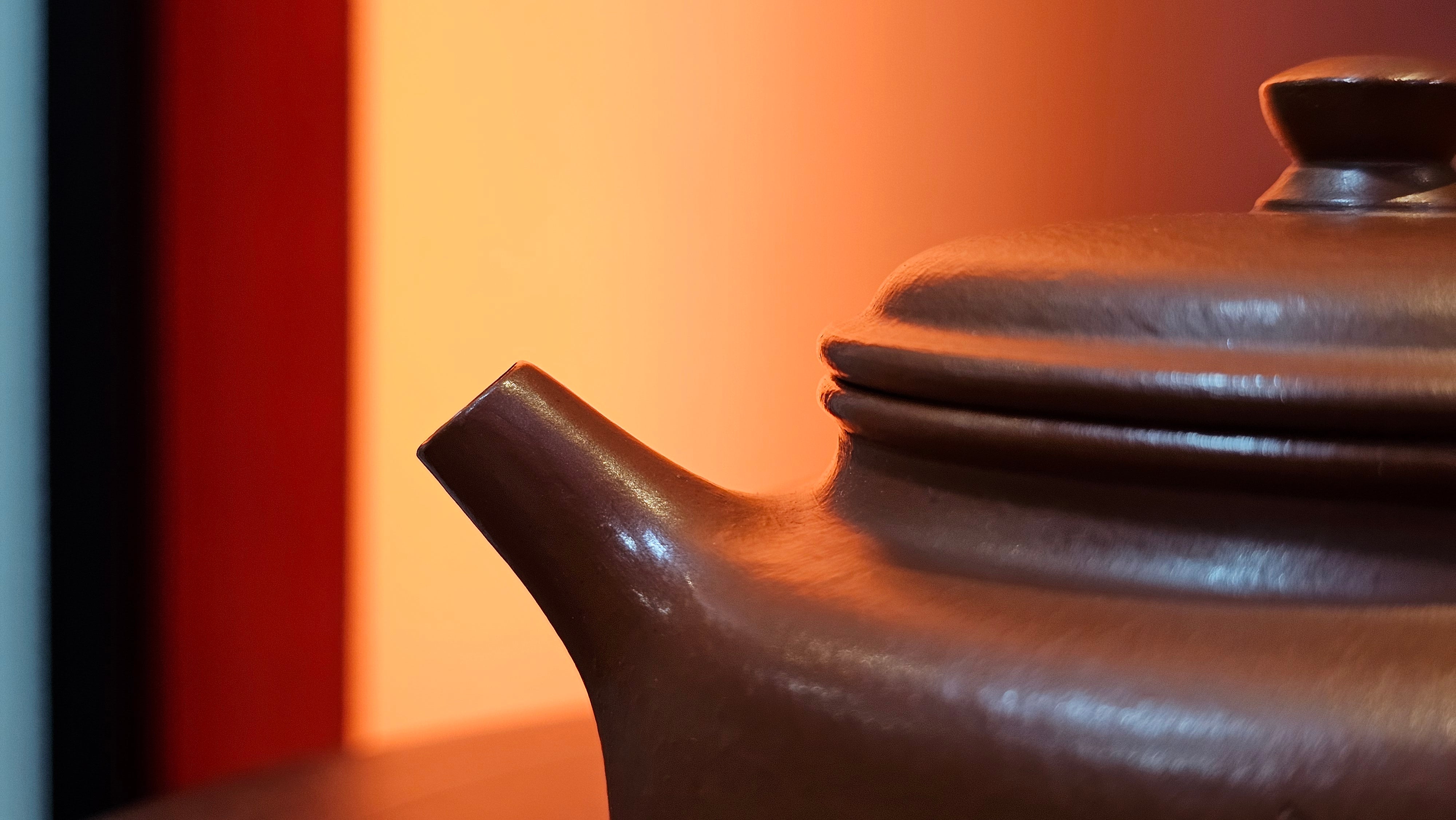 De Zhong 德钟 (Ai De Zhong 矮德钟), 120.9ml, Xiao Mei Yao Zhu Ni 小煤窑朱泥, by Craftsman Shi Yun 石芸 ~ Congratulations to Mr J.A., 1031hrs 5th July 2025, Farmville, NC.