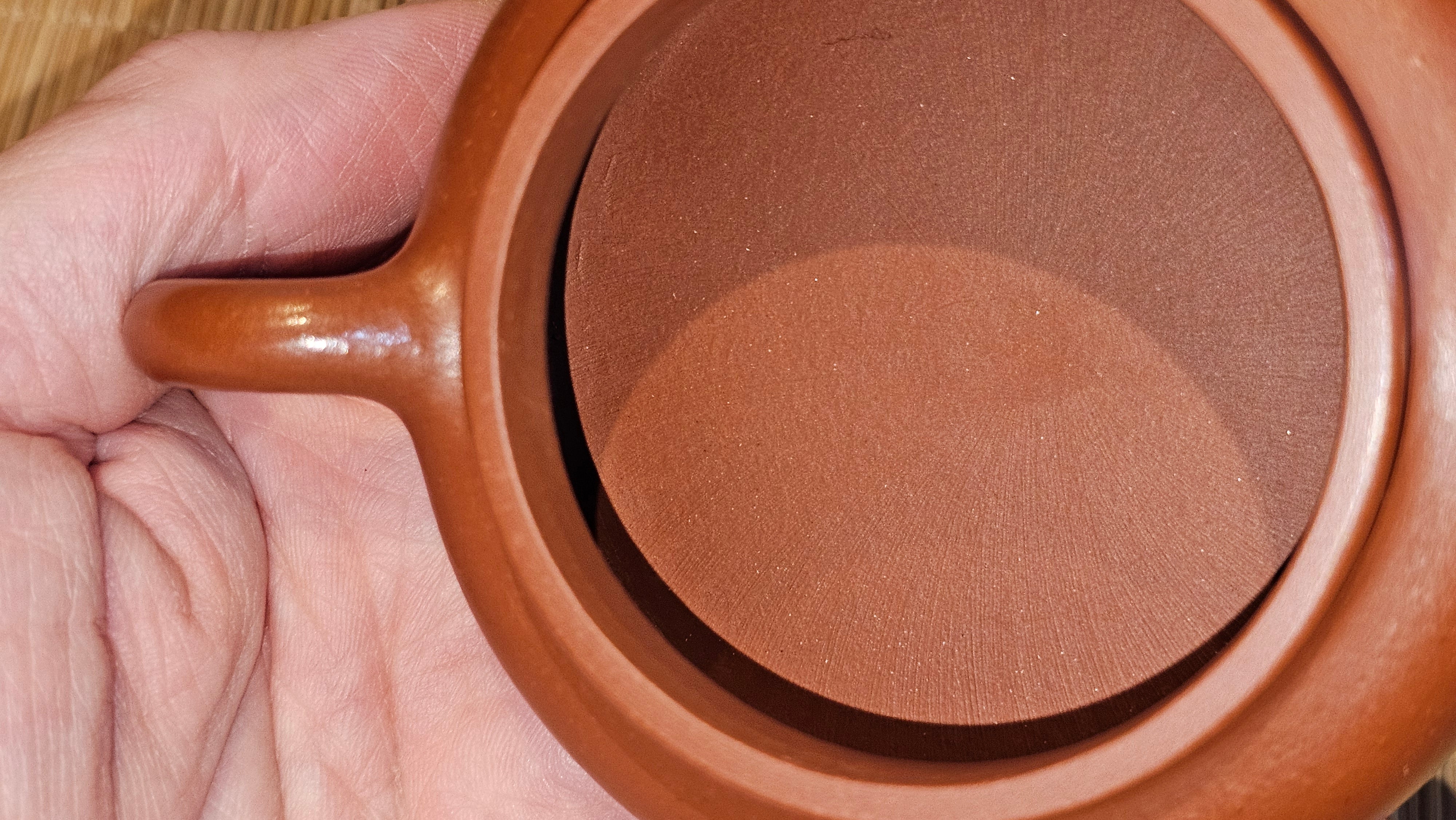 De Zhong 德钟 (Ai De Zhong 矮德钟), 120.9ml, Xiao Mei Yao Zhu Ni 小煤窑朱泥, by Craftsman Shi Yun 石芸 ~ Congratulations to Mr J.A., 1031hrs 5th July 2025, Farmville, NC.