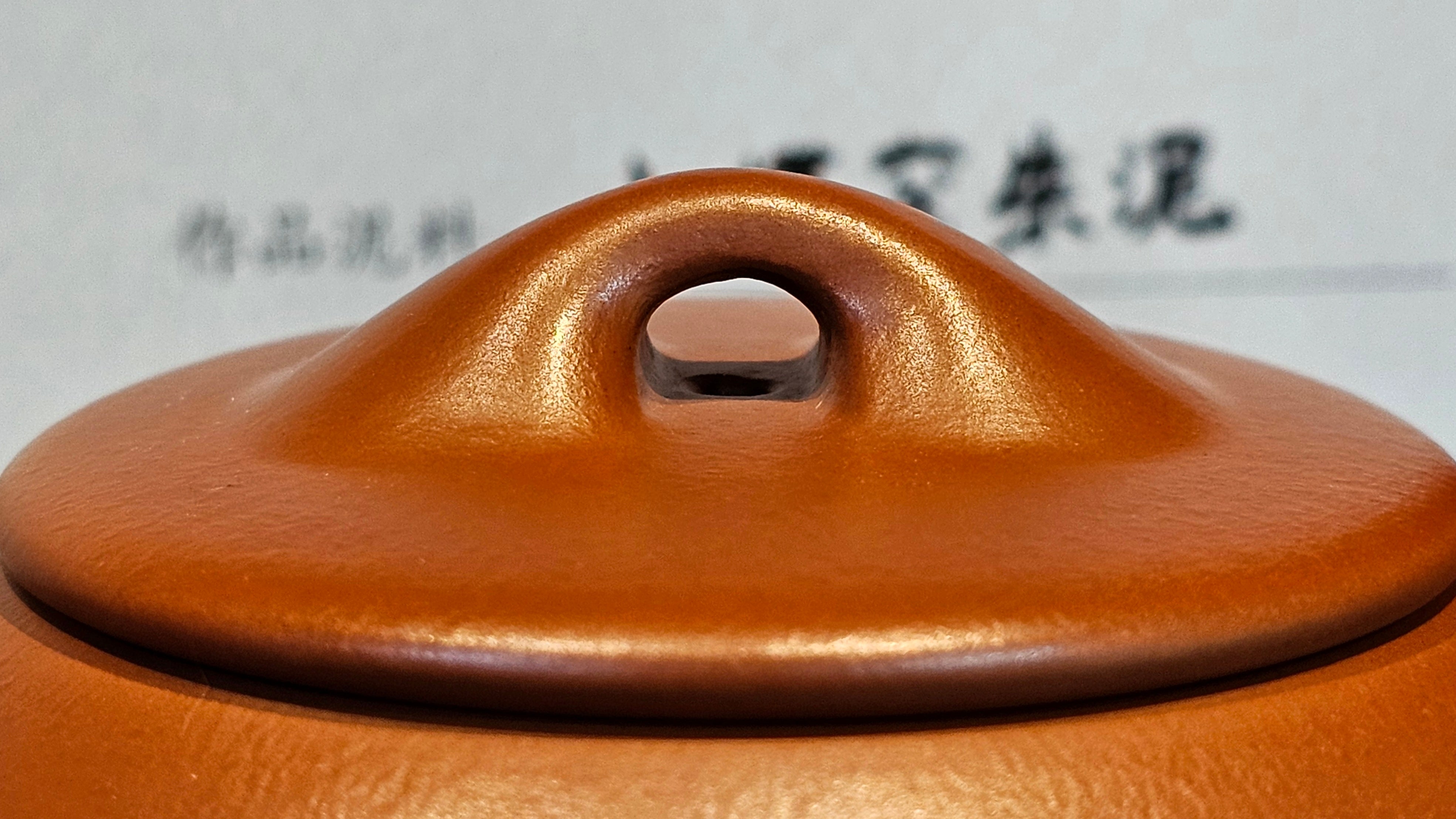 《满瓢》"Man Piao", 332.8ml, Xiao Mei Yao Zhu Ni 小煤窑朱泥 ~ Crafted by L3A Consummate Master Artist Li Yan Ru 李艳如 ~ !Congratulations to Ms S.M.! 1811hrs 2nd August 2025! Velden, The Netherlands🇳🇱.