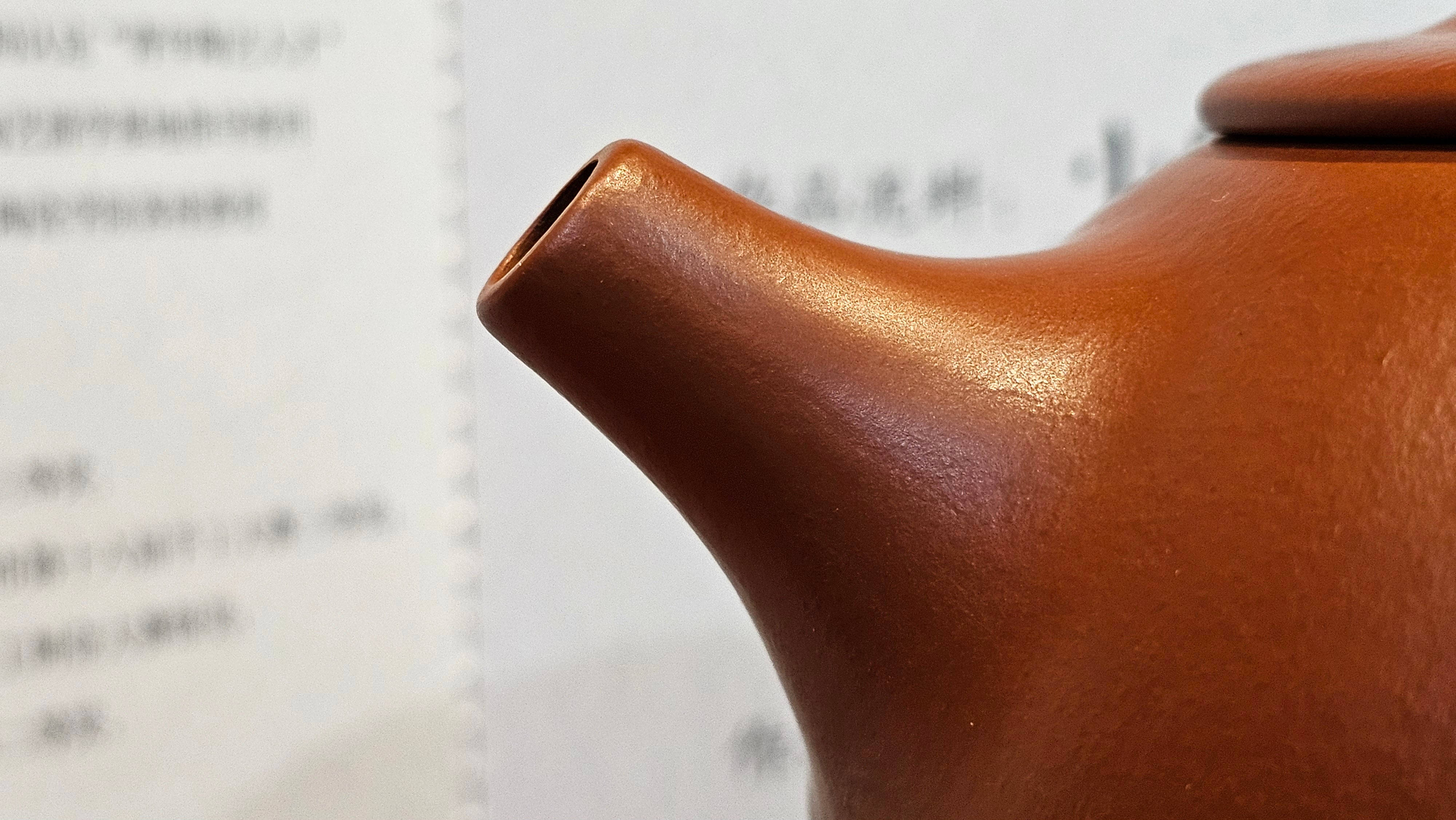 《满瓢》"Man Piao", 332.8ml, Xiao Mei Yao Zhu Ni 小煤窑朱泥 ~ Crafted by L3A Consummate Master Artist Li Yan Ru 李艳如 ~ !Congratulations to Ms S.M.! 1811hrs 2nd August 2025! Velden, The Netherlands🇳🇱.