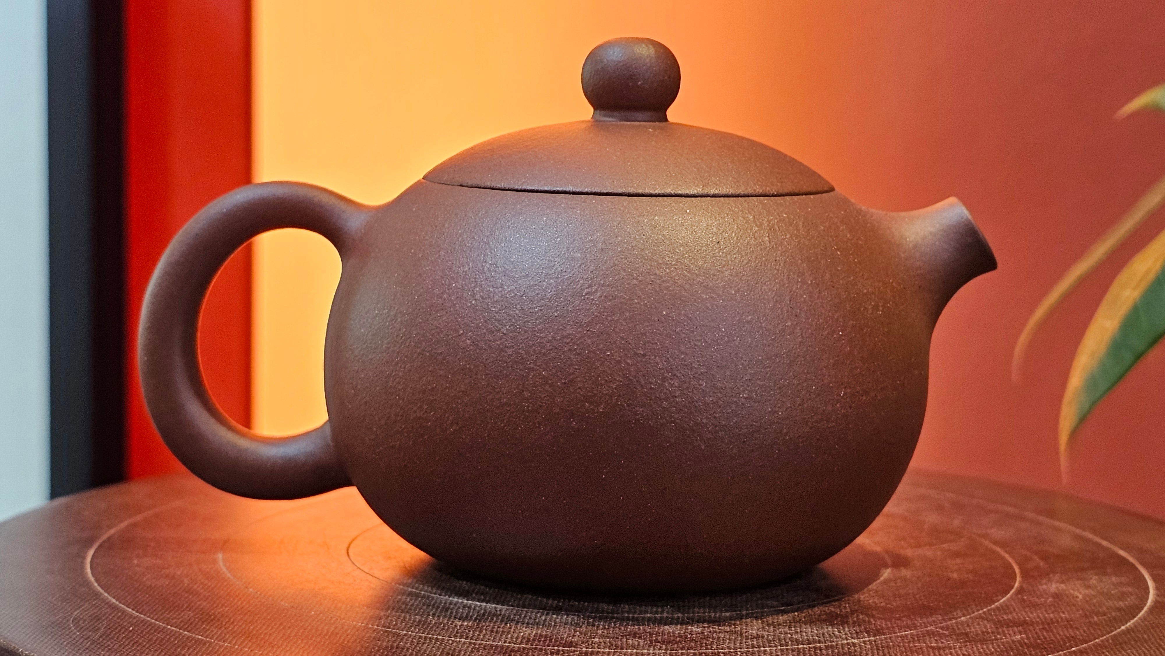 Xi Shi 西施, 160.2ml, Di Cao Qing Zi Ni 底槽青紫泥, by Craftsman Gu Xiao Ming 顾小明  ~ Congratulations to Mr S.P.!!, 0759hrs 7th July 2025, North Las Vegas, NV!