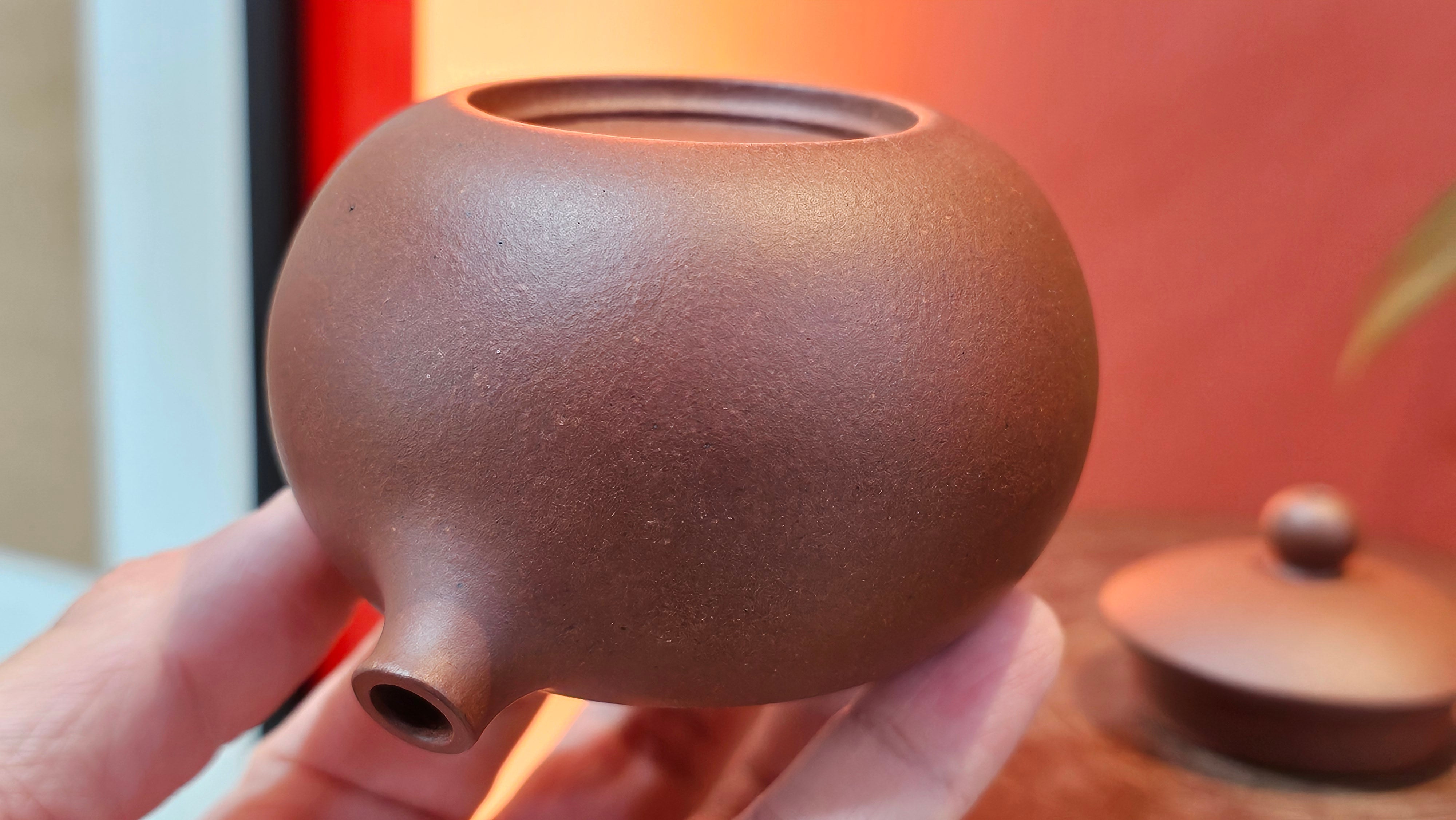 Xi Shi 西施, 160.2ml, Di Cao Qing Zi Ni 底槽青紫泥, by Craftsman Gu Xiao Ming 顾小明  ~ Congratulations to Mr S.P.!!, 0759hrs 7th July 2025, North Las Vegas, NV!