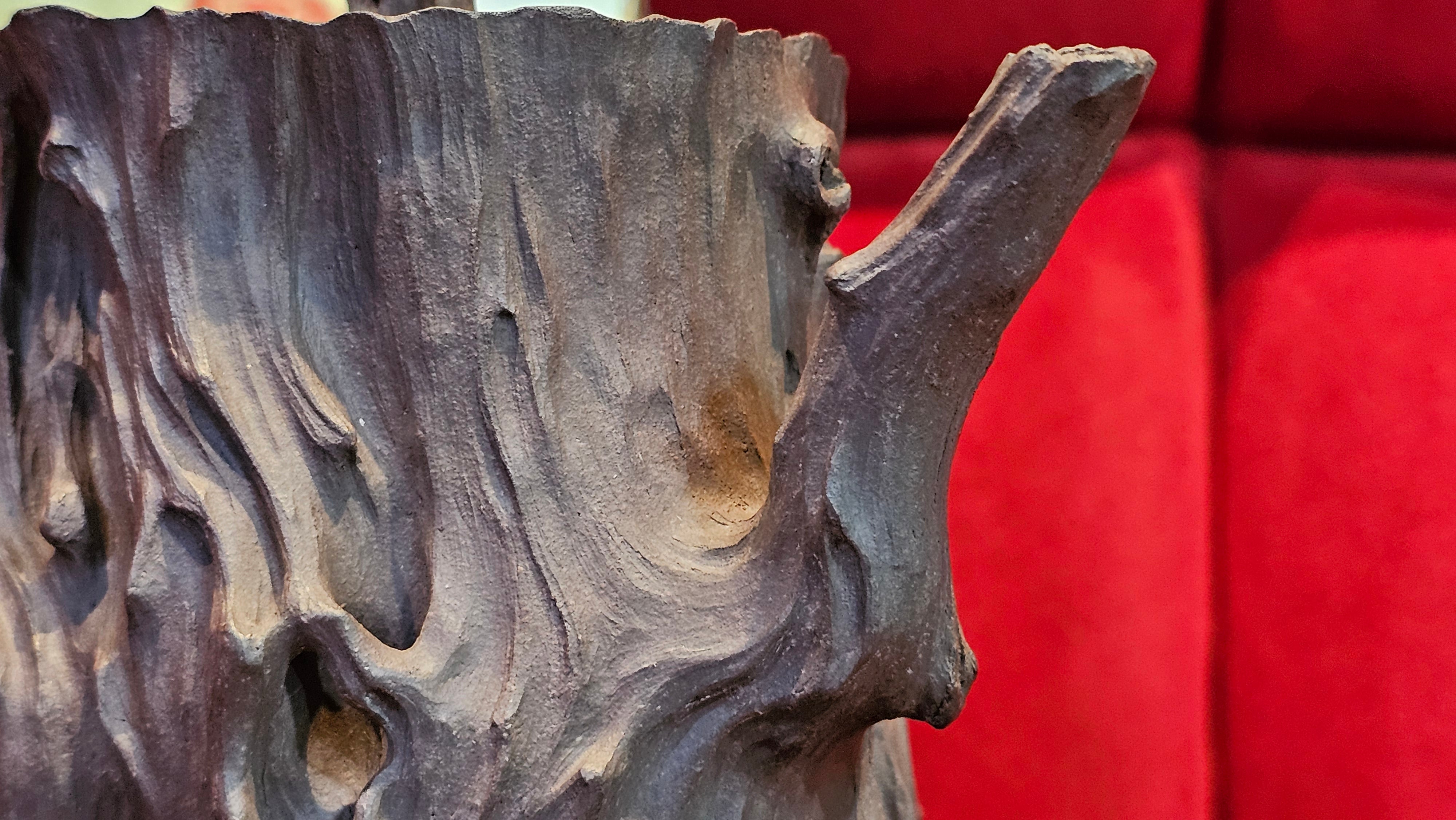 Commissioned work for Patron Mr Engel accomplished: Assoc Master 张雪磊 Zhang Xue Lei crafting the World Debut Ornate ZiSha Work Taking After The "Methuselah" Bristlecone Pine of North America. ~ Part 2 ~ 173 photos.