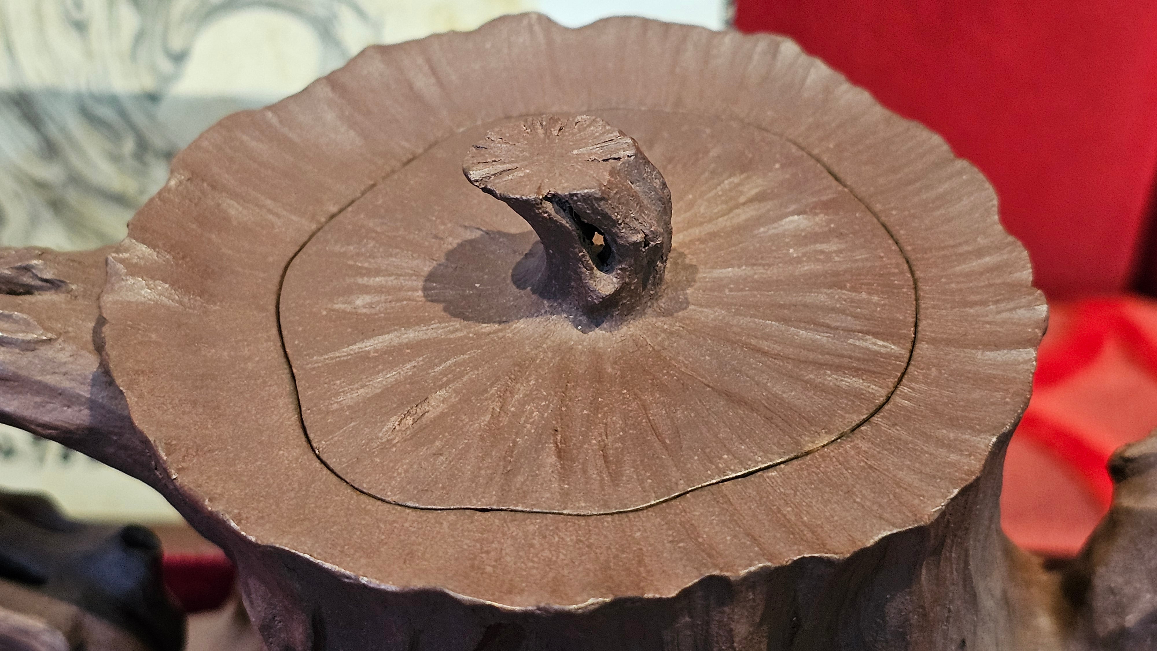 Commissioned work for Patron Mr Engel accomplished: Assoc Master 张雪磊 Zhang Xue Lei crafting the World Debut Ornate ZiSha Work Taking After The "Methuselah" Bristlecone Pine of North America. ~ Part 2 ~ 173 photos.