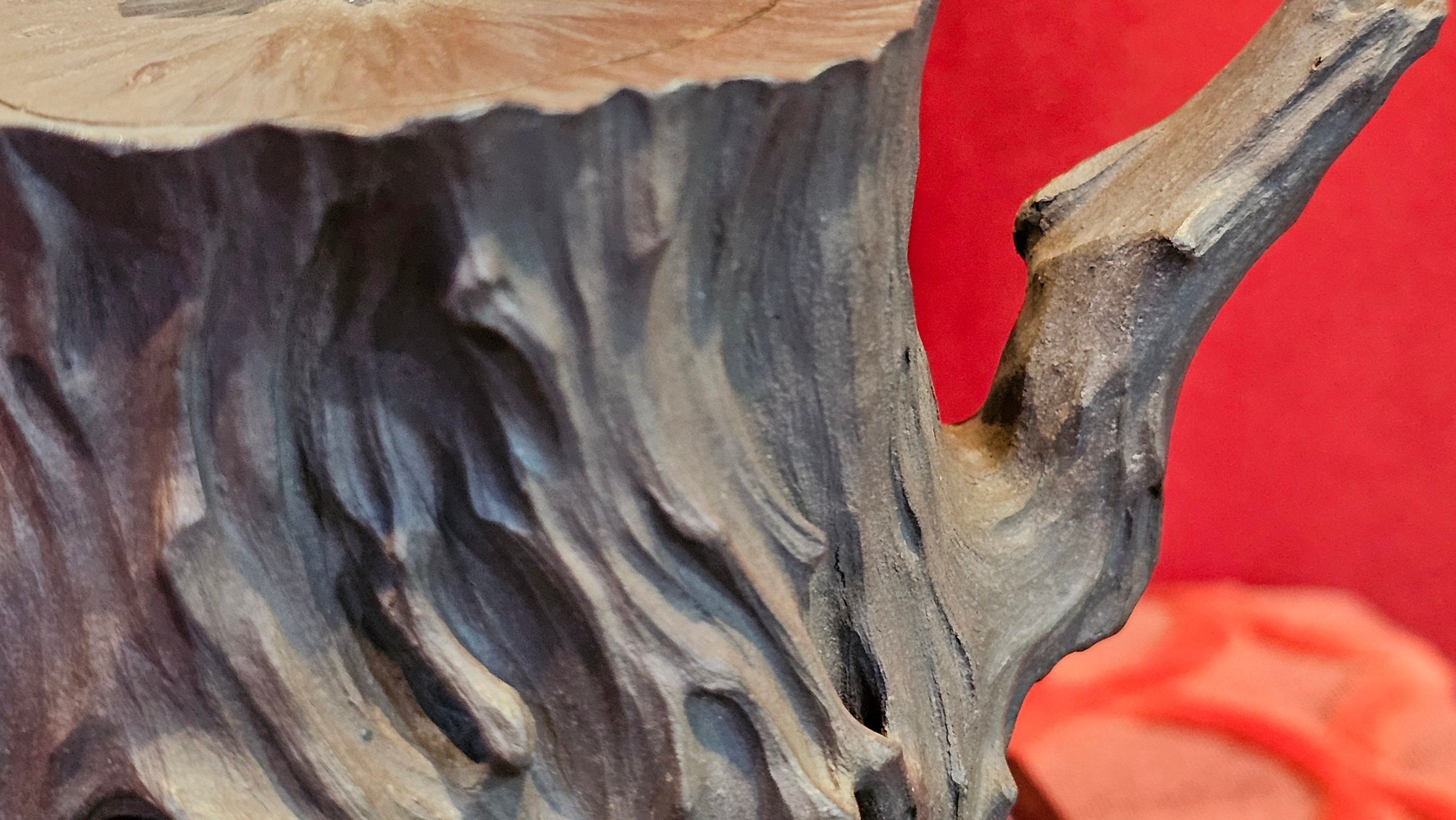 Commissioned work for Patron Mr Engel accomplished: Assoc Master 张雪磊 Zhang Xue Lei crafting the World Debut Ornate ZiSha Work Taking After The "Methuselah" Bristlecone Pine of North America. ~ Part 2 ~ 173 photos.