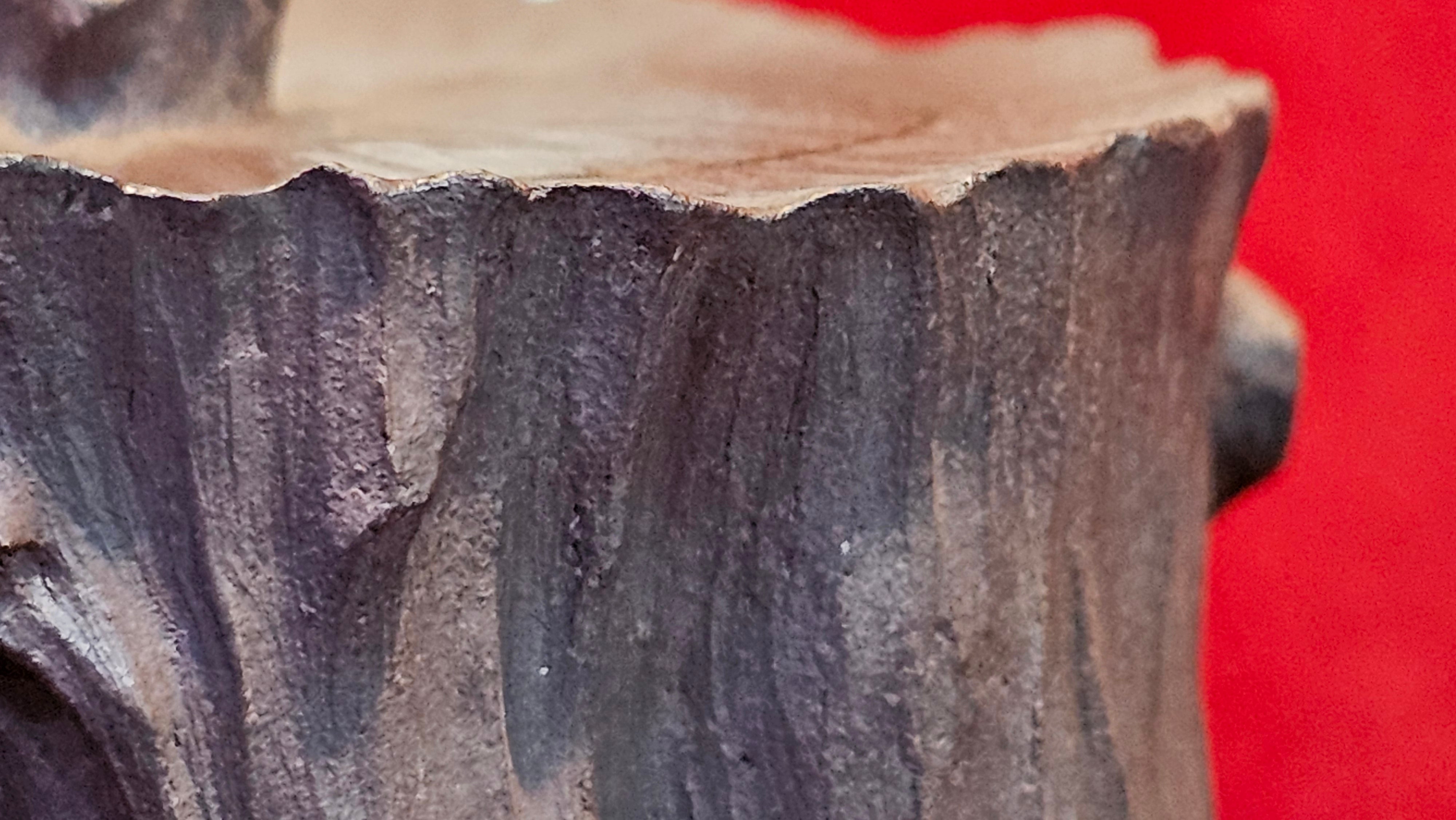 Commissioned work for Patron Mr Engel accomplished: Assoc Master 张雪磊 Zhang Xue Lei crafting the World Debut Ornate ZiSha Work Taking After The "Methuselah" Bristlecone Pine of North America. ~ Part 2 ~ 173 photos.