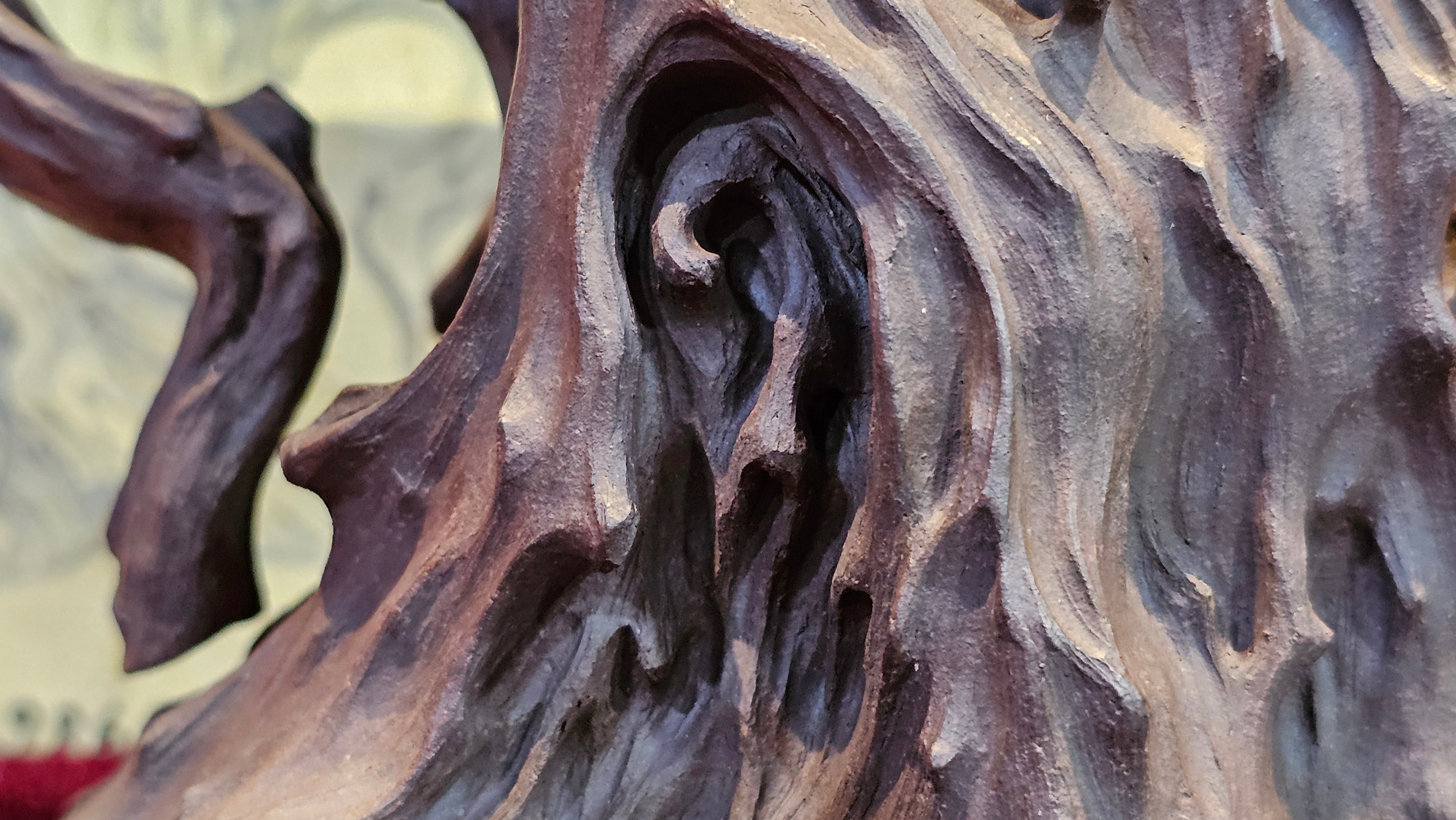 Commissioned work for Patron Mr Engel accomplished: Assoc Master 张雪磊 Zhang Xue Lei crafting the World Debut Ornate ZiSha Work Taking After The "Methuselah" Bristlecone Pine of North America. ~ Part 2 ~ 173 photos.