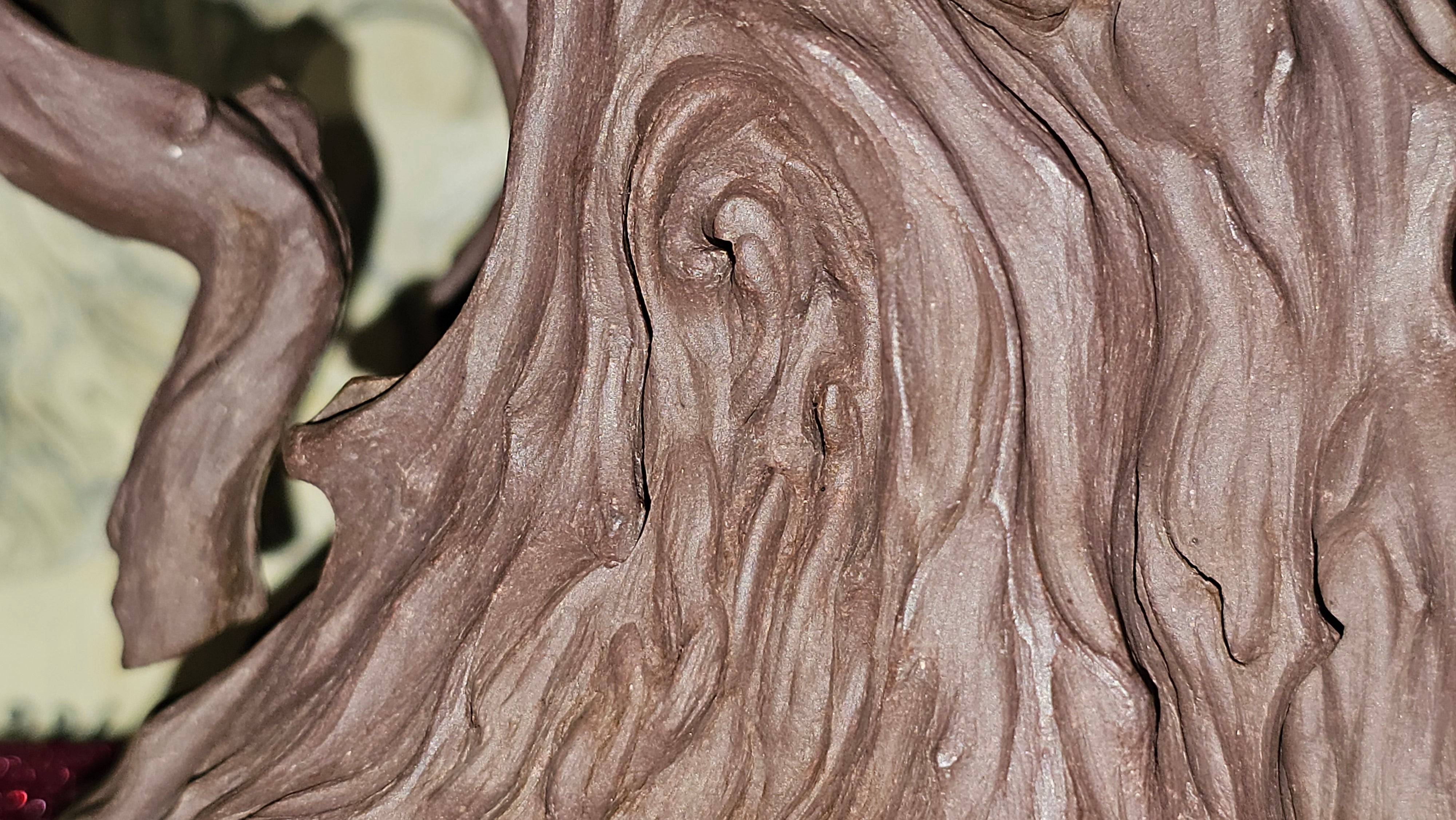 Commissioned work for Patron Mr Engel accomplished: Assoc Master 张雪磊 Zhang Xue Lei crafting the World Debut Ornate ZiSha Work Taking After The "Methuselah" Bristlecone Pine of North America. ~ Part 2 ~ 173 photos.