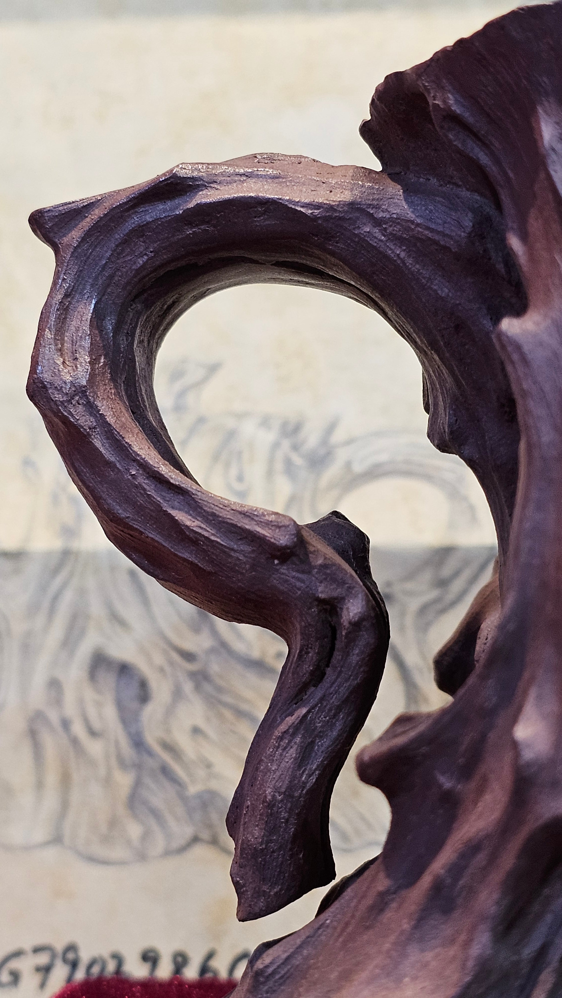 Commissioned work for Patron Mr Engel accomplished: Assoc Master 张雪磊 Zhang Xue Lei crafting the World Debut Ornate ZiSha Work Taking After The "Methuselah" Bristlecone Pine of North America. ~ Part 2 ~ 173 photos.