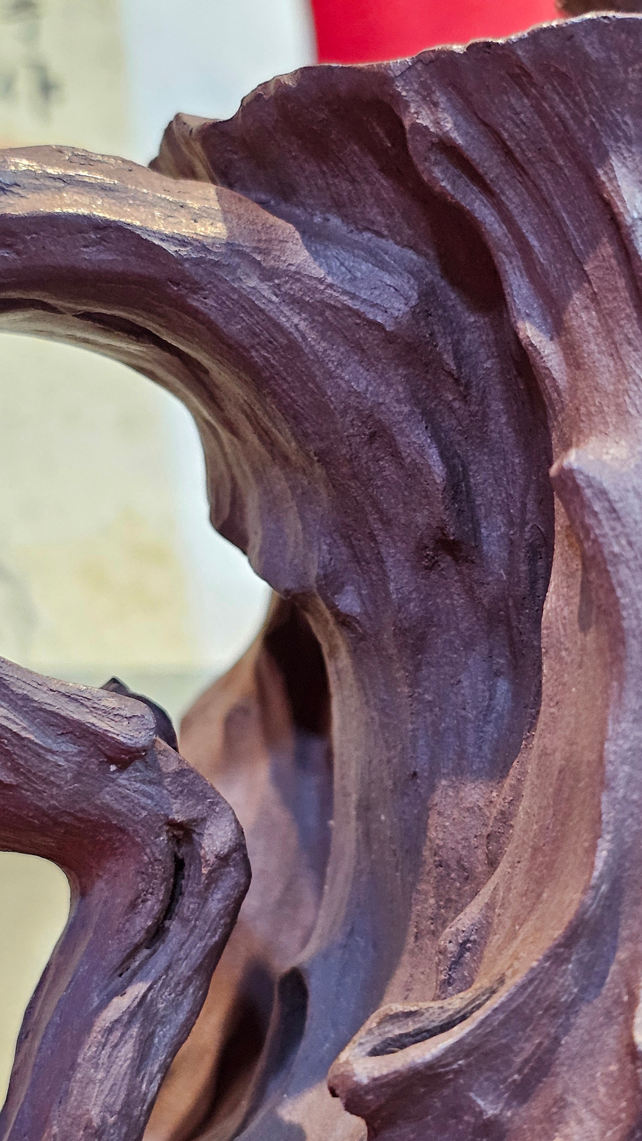 Commissioned work for Patron Mr Engel accomplished: Assoc Master 张雪磊 Zhang Xue Lei crafting the World Debut Ornate ZiSha Work Taking After The "Methuselah" Bristlecone Pine of North America. ~ Part 2 ~ 173 photos.