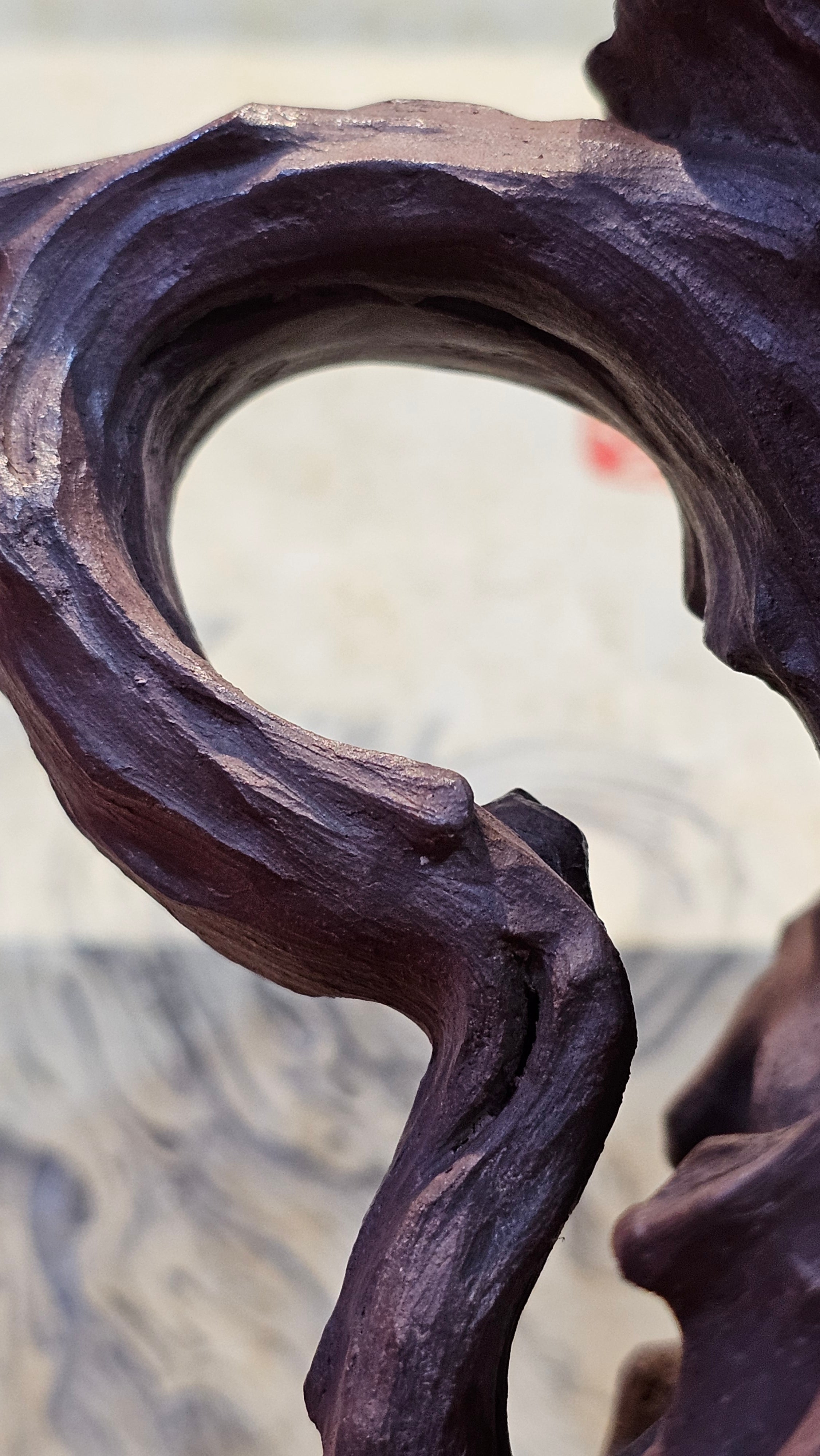 Commissioned work for Patron Mr Engel accomplished: Assoc Master 张雪磊 Zhang Xue Lei crafting the World Debut Ornate ZiSha Work Taking After The "Methuselah" Bristlecone Pine of North America. ~ Part 2 ~ 173 photos.