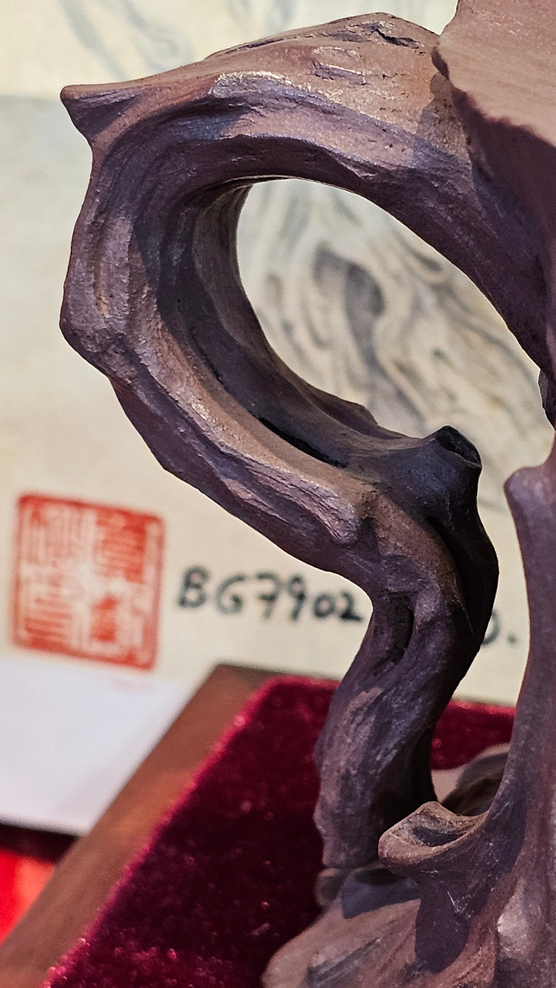 Commissioned work for Patron Mr Engel accomplished: Assoc Master 张雪磊 Zhang Xue Lei crafting the World Debut Ornate ZiSha Work Taking After The "Methuselah" Bristlecone Pine of North America. ~ Part 2 ~ 173 photos.