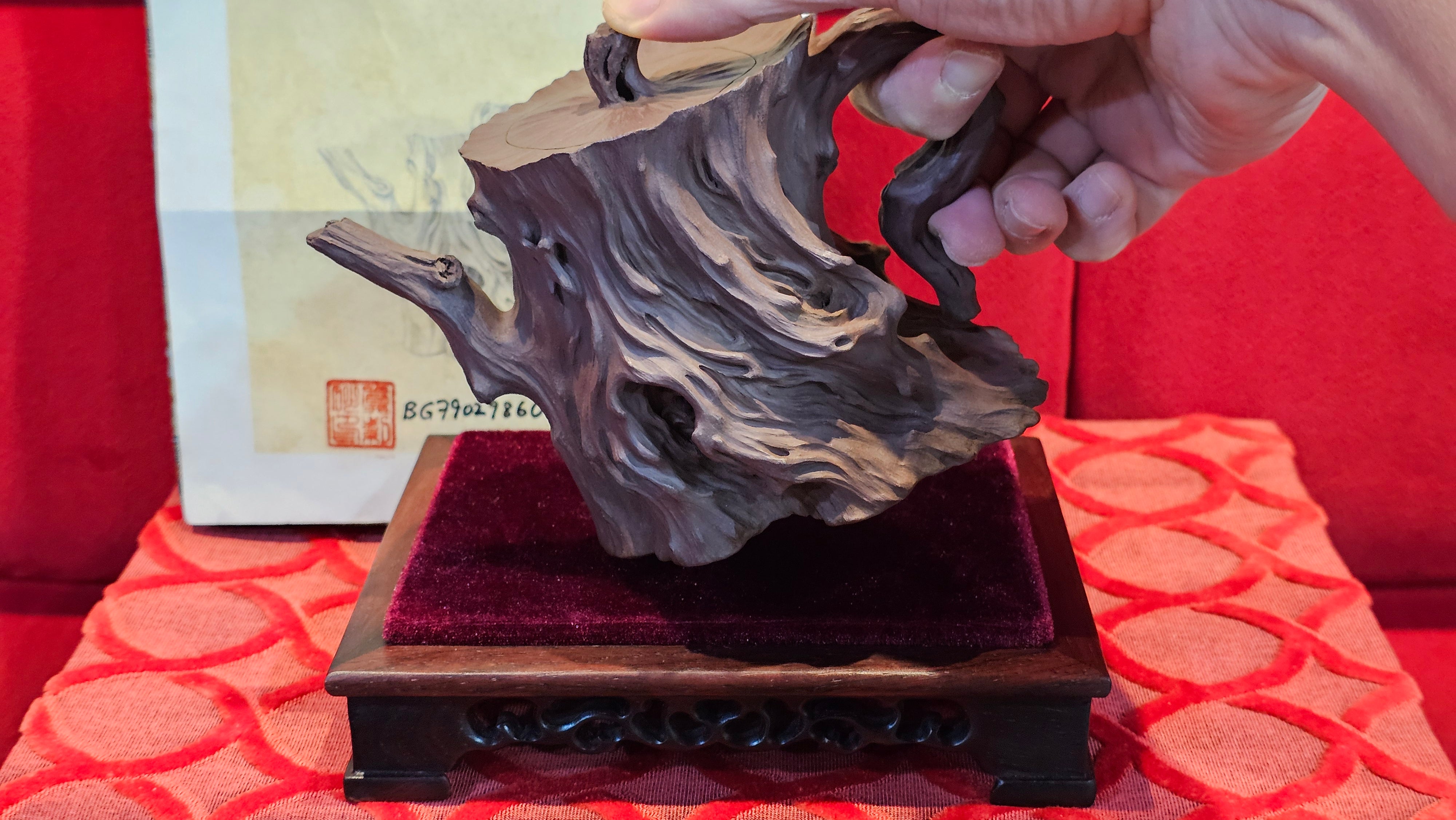 Commissioned work for Patron Mr Engel accomplished: Assoc Master 张雪磊 Zhang Xue Lei crafting the World Debut Ornate ZiSha Work Taking After The "Methuselah" Bristlecone Pine of North America. ~ Part 2 ~ 173 photos.