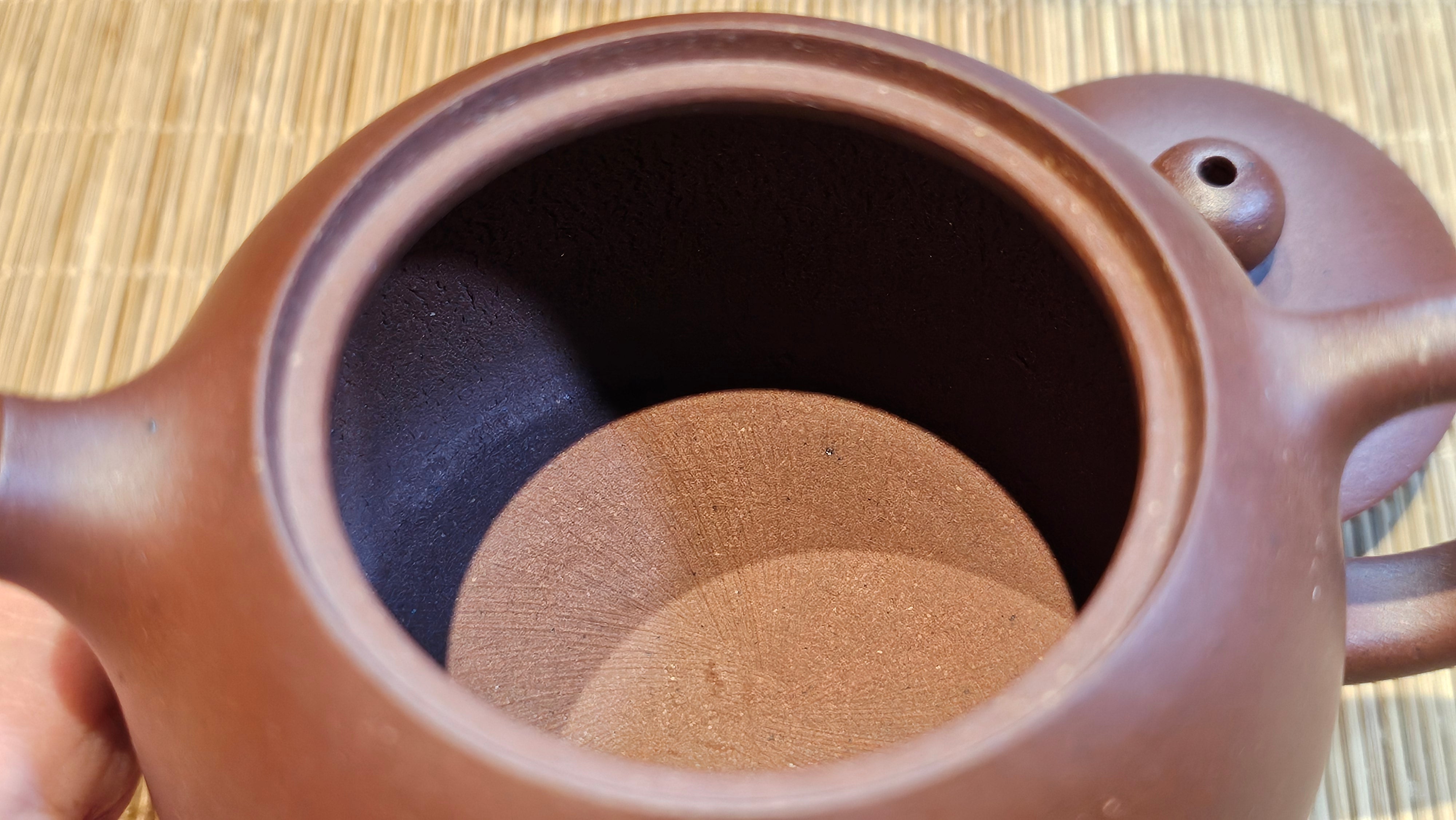 Xi Shi 西施, 165.3ml, Di Cao Qing Zi Ni 底槽青紫泥, by Craftsman Gu Xiao Ming 顾小明 ~ !Congratulations to Mr T.F., 0914hrs 12th July 2025, Statesville, NC!