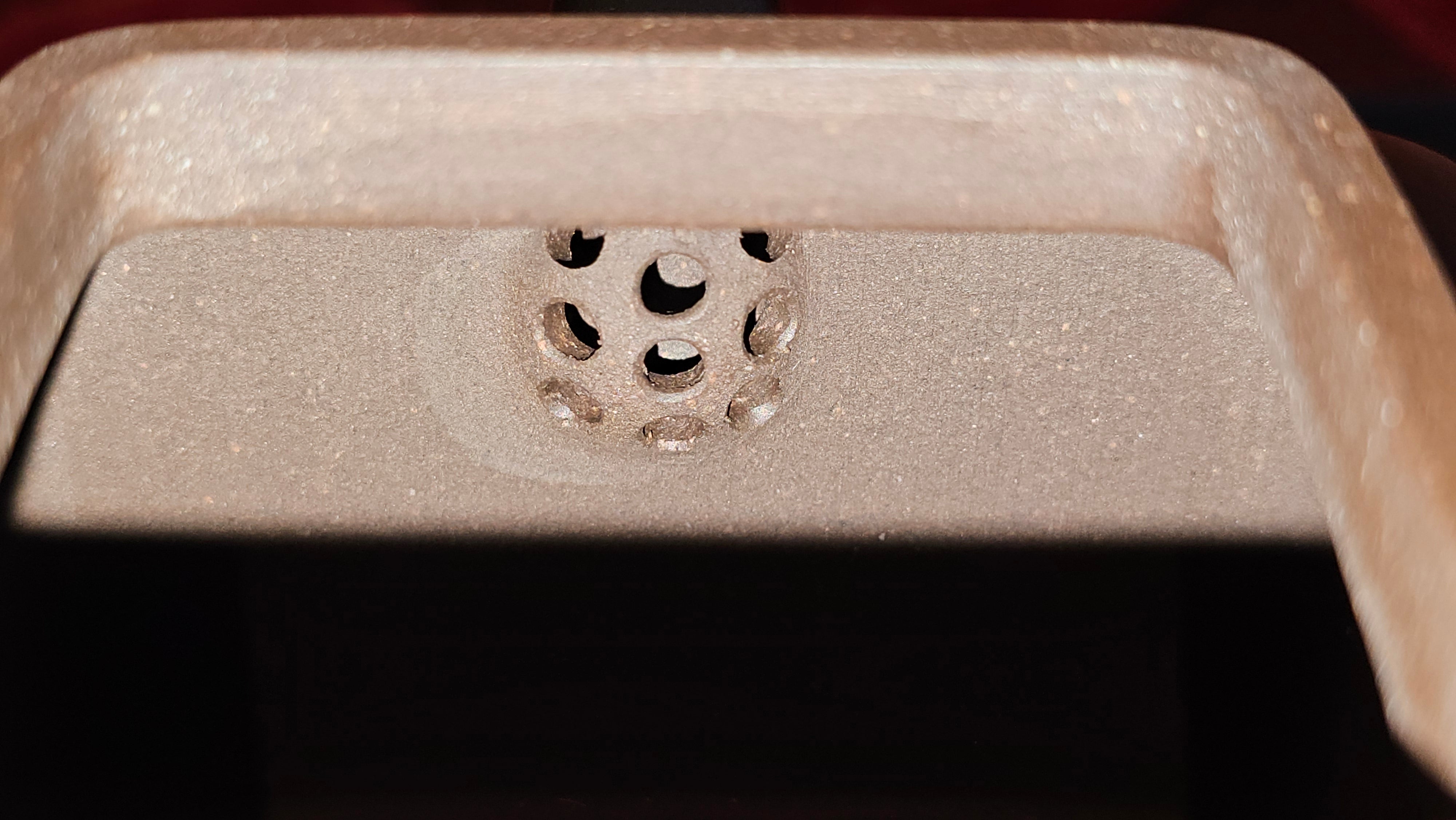 《静远四方》"Jing Yuan Si Fang ~ Stillness, expansive in Four Directions", 161.8ml, "卓而不群" and Lotus Flower Engraving, Di Cao Qing Zi Ni 底槽青紫泥, by L2A Senior Consummate Artist Yuan Hui 袁辉 ~ Congratulations!to Ms A.C., 0918hrs 12th July 2025, Santa Clara, CA!