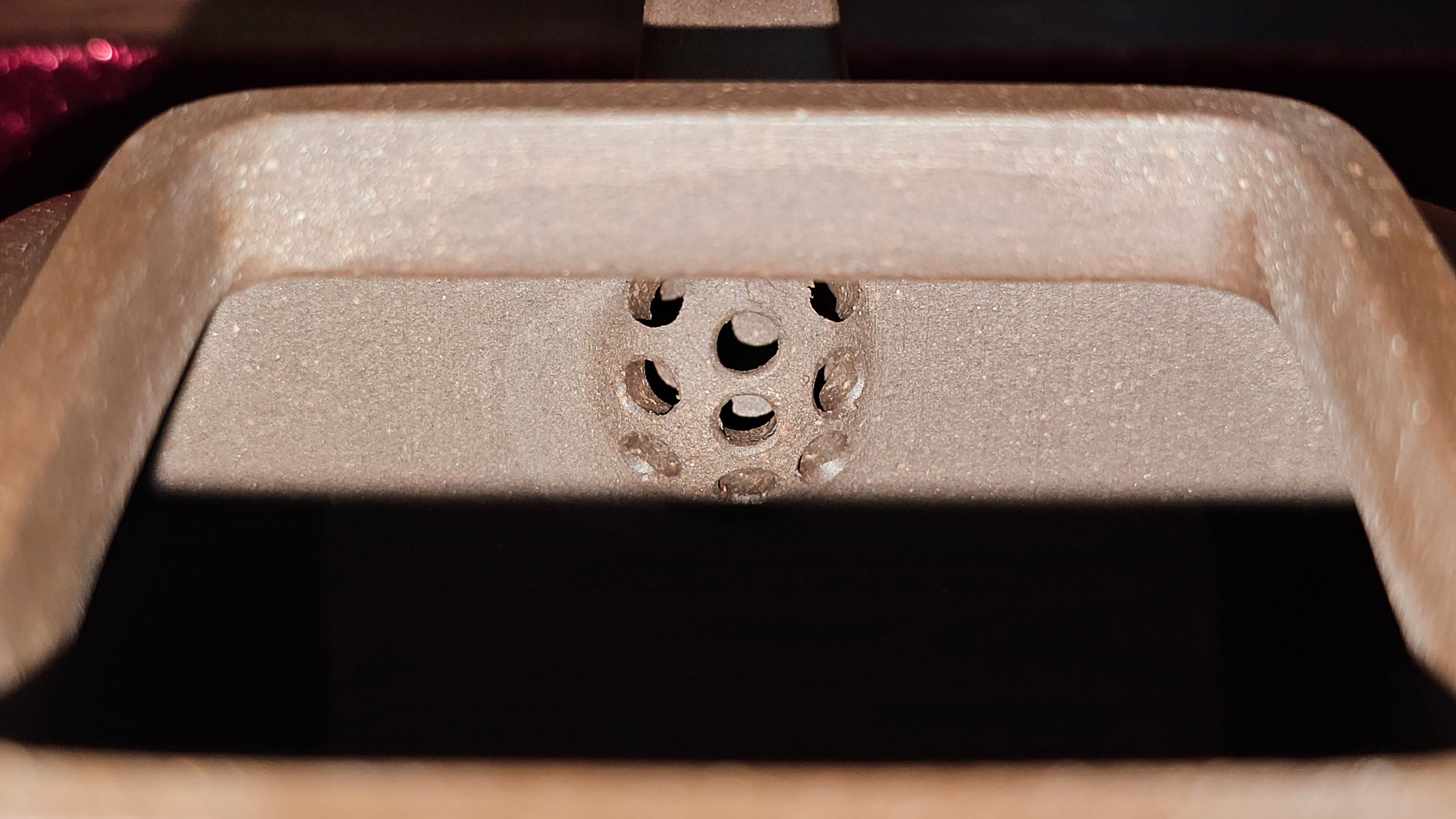 《静远四方》"Jing Yuan Si Fang ~ Stillness, expansive in Four Directions", 161.8ml, "卓而不群" and Lotus Flower Engraving, Di Cao Qing Zi Ni 底槽青紫泥, by L2A Senior Consummate Artist Yuan Hui 袁辉 ~ Congratulations!to Ms A.C., 0918hrs 12th July 2025, Santa Clara, CA!