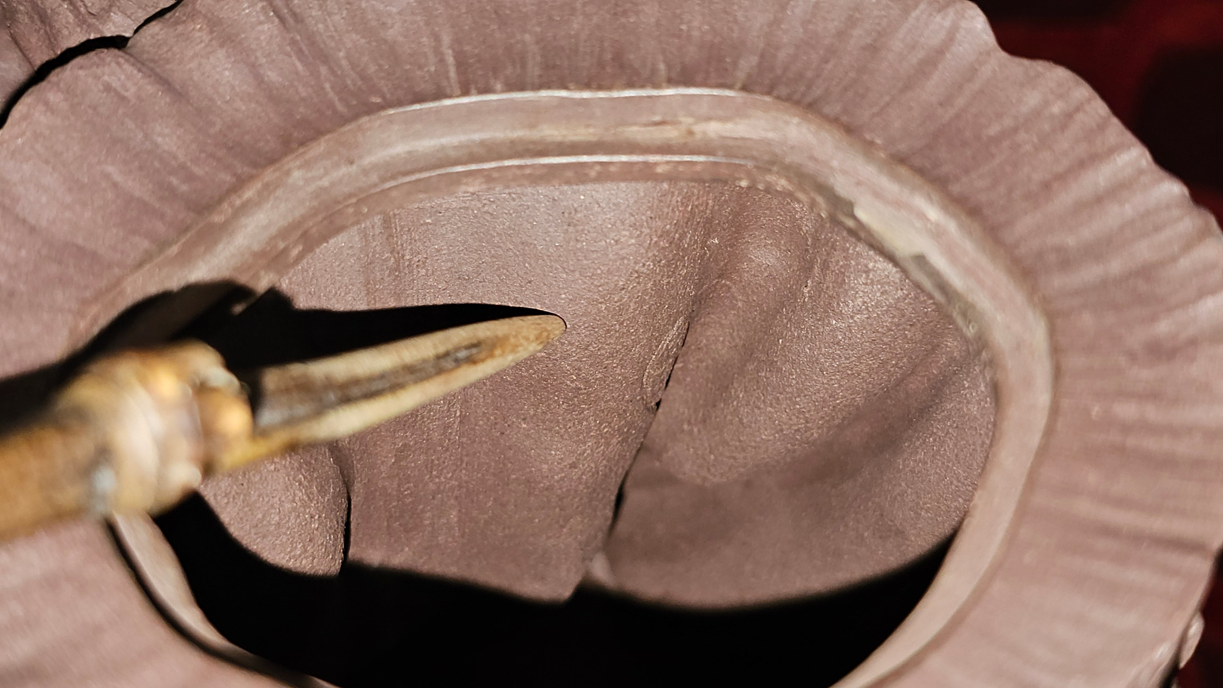 Commissioned work for Patron Mr Engel accomplished: Assoc Master 张雪磊 Zhang Xue Lei crafting the World Debut Ornate ZiSha Work Taking After The "Methuselah" Bristlecone Pine of North America. ~ Part 2 ~ 173 photos.