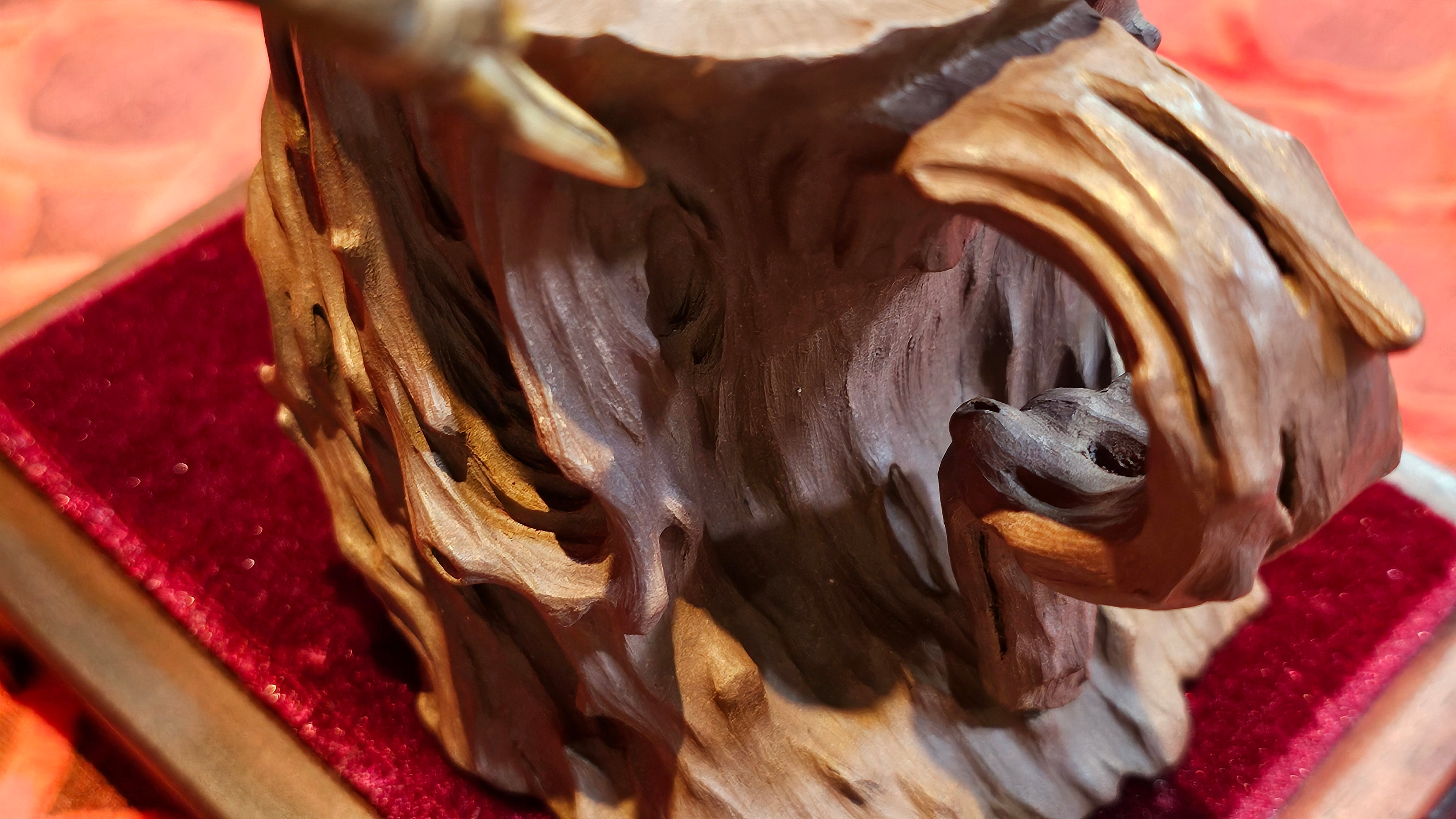 Commissioned work for Patron Mr Engel accomplished: Assoc Master 张雪磊 Zhang Xue Lei crafting the World Debut Ornate ZiSha Work Taking After The "Methuselah" Bristlecone Pine of North America. ~ Part 2 ~ 173 photos.