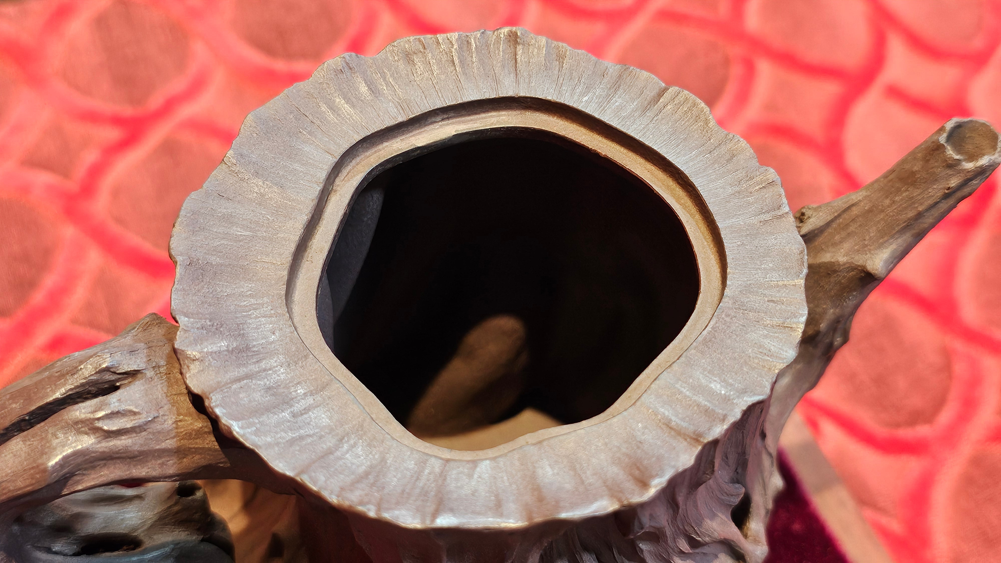 Commissioned work for Patron Mr Engel accomplished: Assoc Master 张雪磊 Zhang Xue Lei crafting the World Debut Ornate ZiSha Work Taking After The "Methuselah" Bristlecone Pine of North America. ~ Part 2 ~ 173 photos.