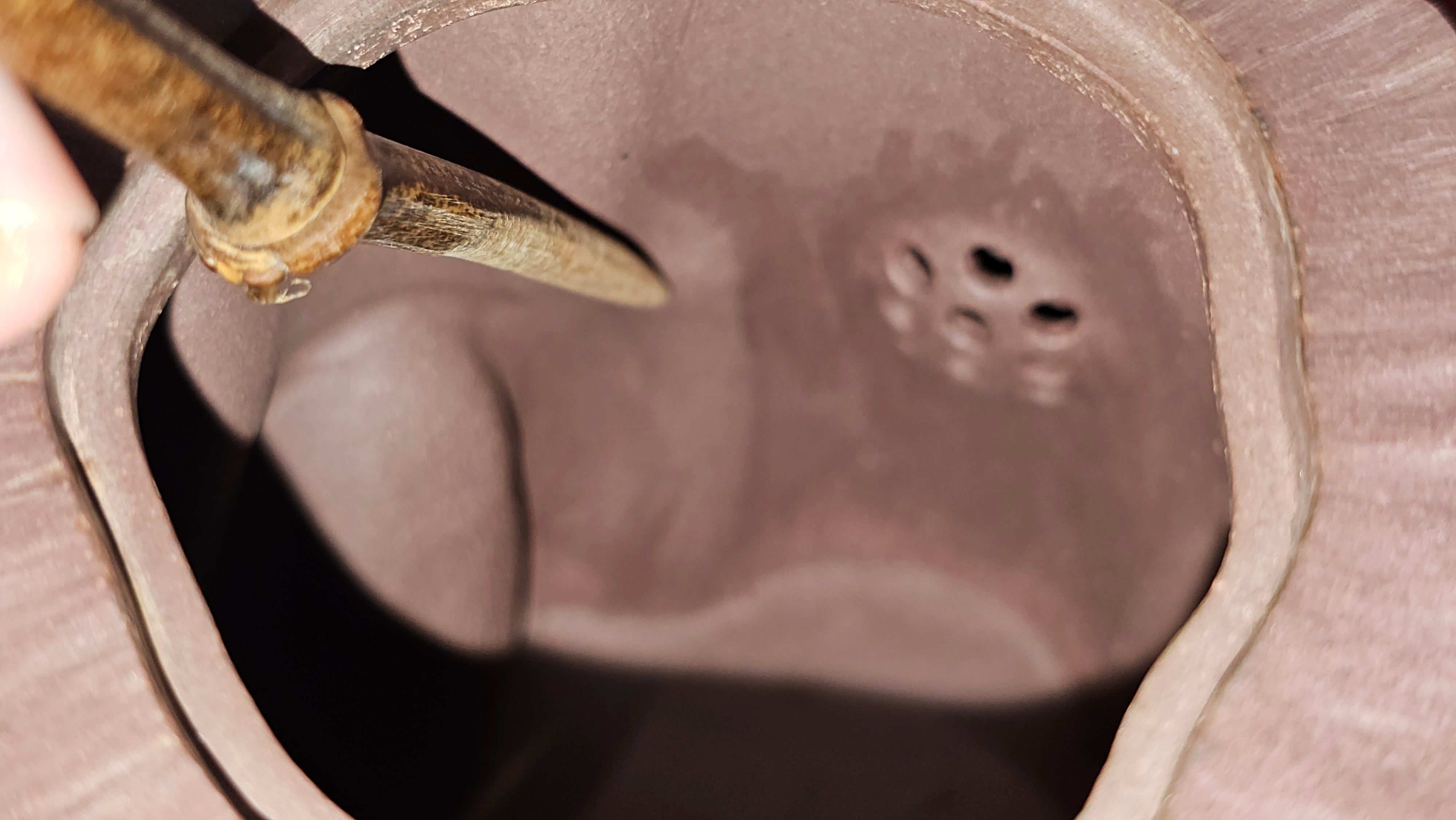 Commissioned work for Patron Mr Engel accomplished: Assoc Master 张雪磊 Zhang Xue Lei crafting the World Debut Ornate ZiSha Work Taking After The "Methuselah" Bristlecone Pine of North America. ~ Part 2 ~ 173 photos.