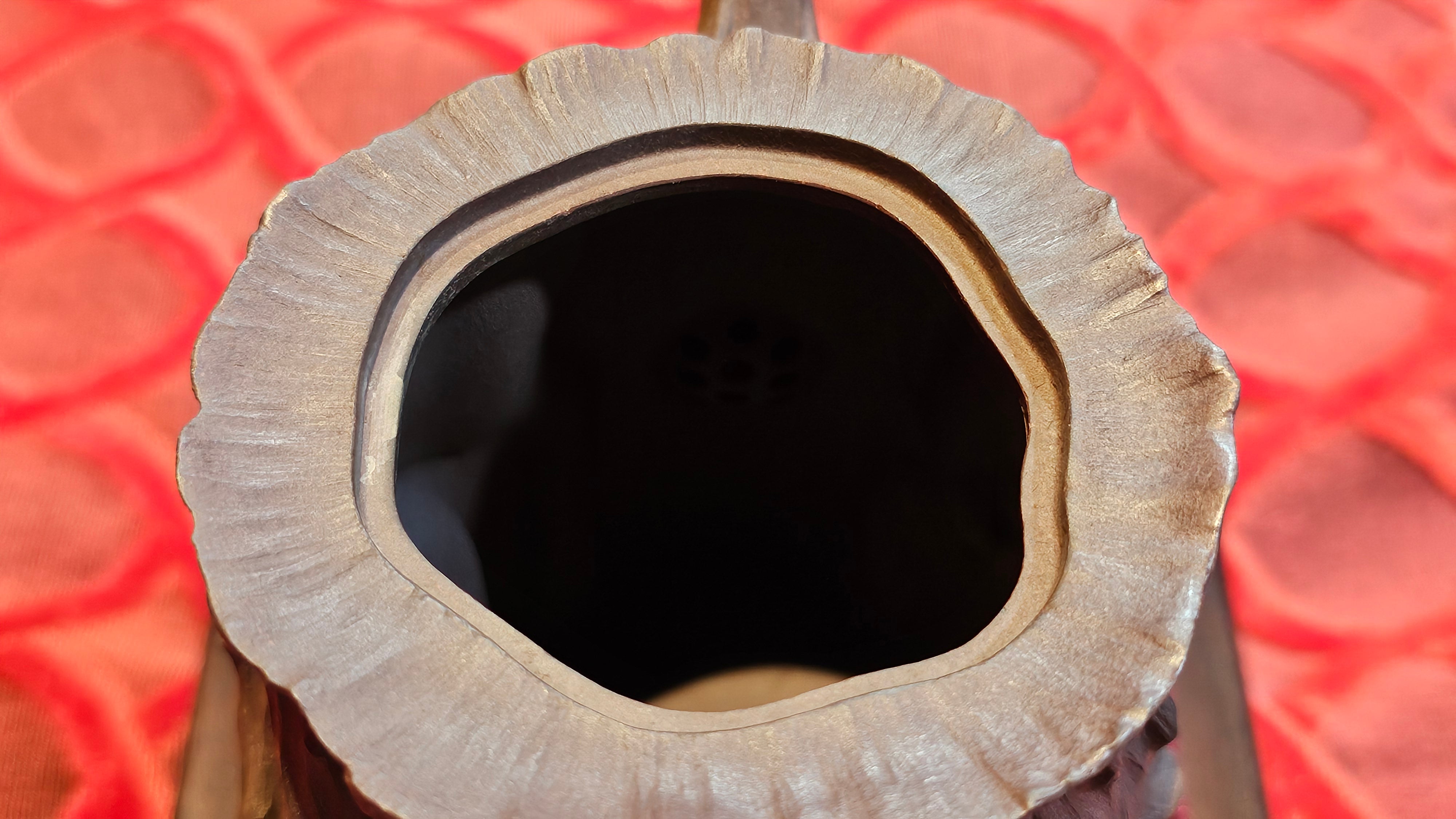 Commissioned work for Patron Mr Engel accomplished: Assoc Master 张雪磊 Zhang Xue Lei crafting the World Debut Ornate ZiSha Work Taking After The "Methuselah" Bristlecone Pine of North America. ~ Part 2 ~ 173 photos.