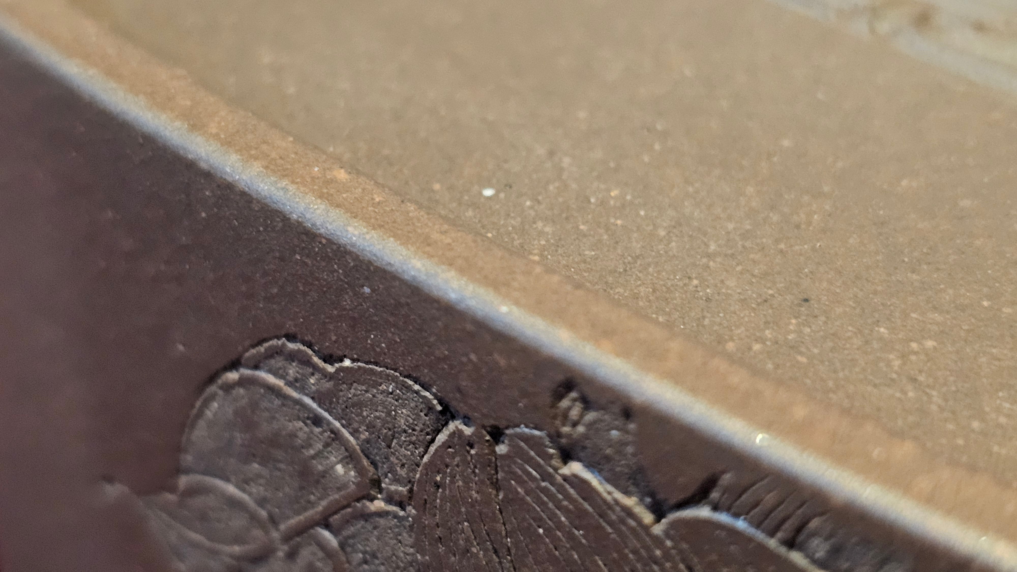 《静远四方》"Jing Yuan Si Fang ~ Stillness, expansive in Four Directions", 161.8ml, "卓而不群" and Lotus Flower Engraving, Di Cao Qing Zi Ni 底槽青紫泥, by L2A Senior Consummate Artist Yuan Hui 袁辉 ~ Congratulations!to Ms A.C., 0918hrs 12th July 2025, Santa Clara, CA!