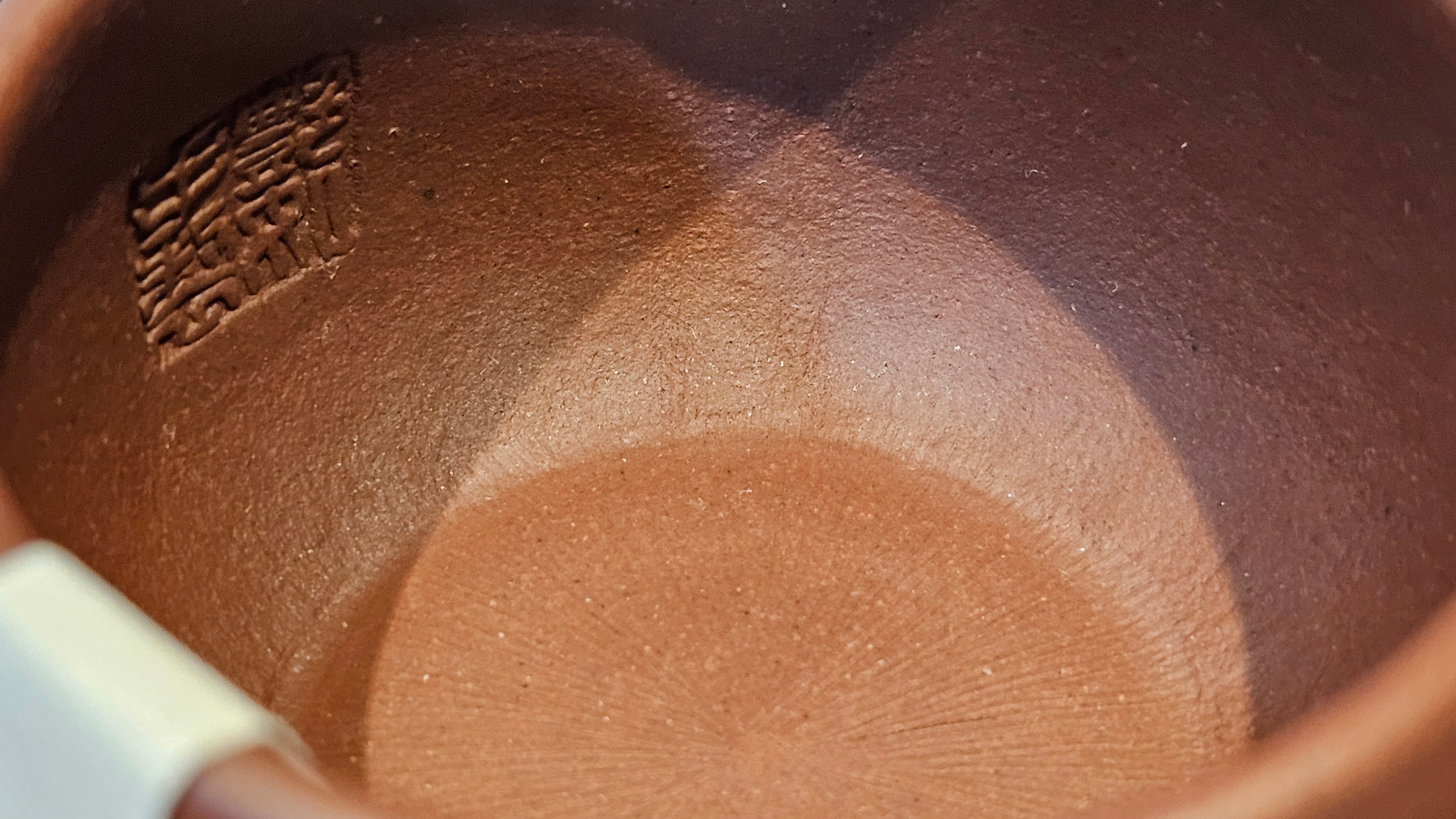 《杯》"Bei" ~ Cup, 104.6ml (when full), Di Cao Qing Zi Ni 底槽青紫泥 ~ Crafted by L3A Consummate Master Artist Li Yan Ru 李艳如 ~ Congratulations to Ms M.!!!, 0412hrs 12th July 2025, Phoenix, AZ.