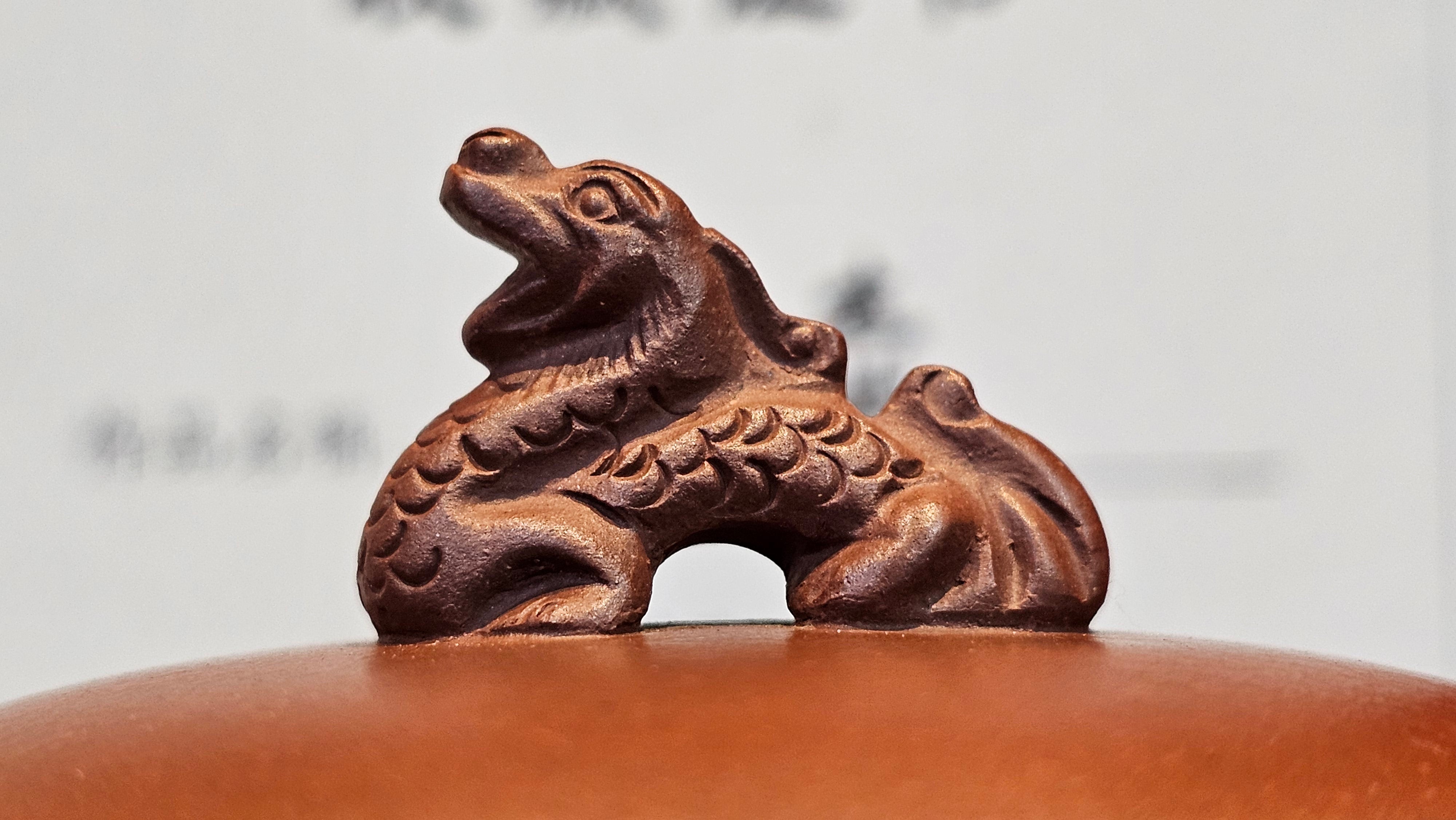 《龙吟》"Lo'ong Yin ~ Lo'ong's/Dragon's Roar", 190.8ml, Di Cao Qing Zi Ni 底槽青紫泥 ~ Crafted by L3A Consummate Master Artist Li Yan Ru 李艳如 ~ Congratulations to Ms M.L.!, 1518hrs 14th July 2025, Phoenix, AZ!