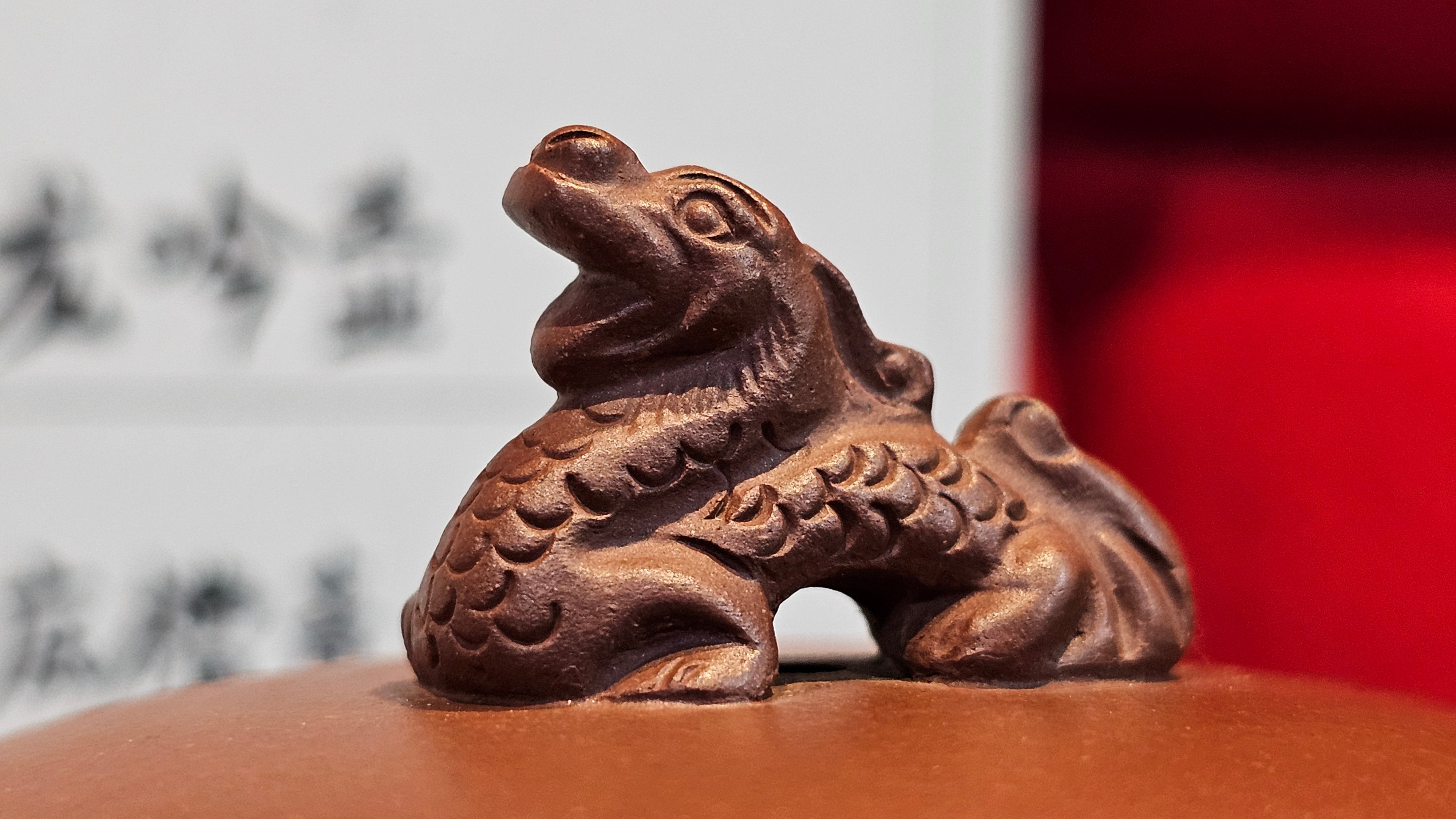《龙吟》"Lo'ong Yin ~ Lo'ong's/Dragon's Roar", 190.8ml, Di Cao Qing Zi Ni 底槽青紫泥 ~ Crafted by L3A Consummate Master Artist Li Yan Ru 李艳如 ~ Congratulations to Ms M.L.!, 1518hrs 14th July 2025, Phoenix, AZ!