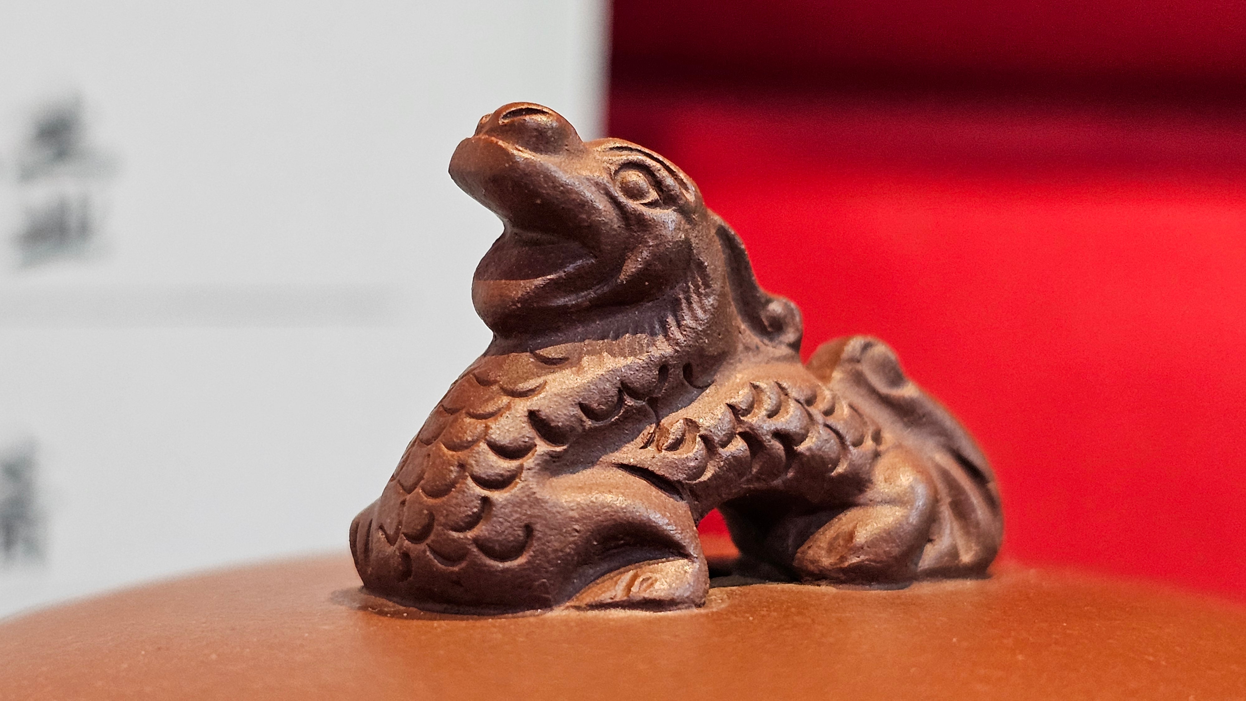 《龙吟》"Lo'ong Yin ~ Lo'ong's/Dragon's Roar", 190.8ml, Di Cao Qing Zi Ni 底槽青紫泥 ~ Crafted by L3A Consummate Master Artist Li Yan Ru 李艳如 ~ Congratulations to Ms M.L.!, 1518hrs 14th July 2025, Phoenix, AZ!