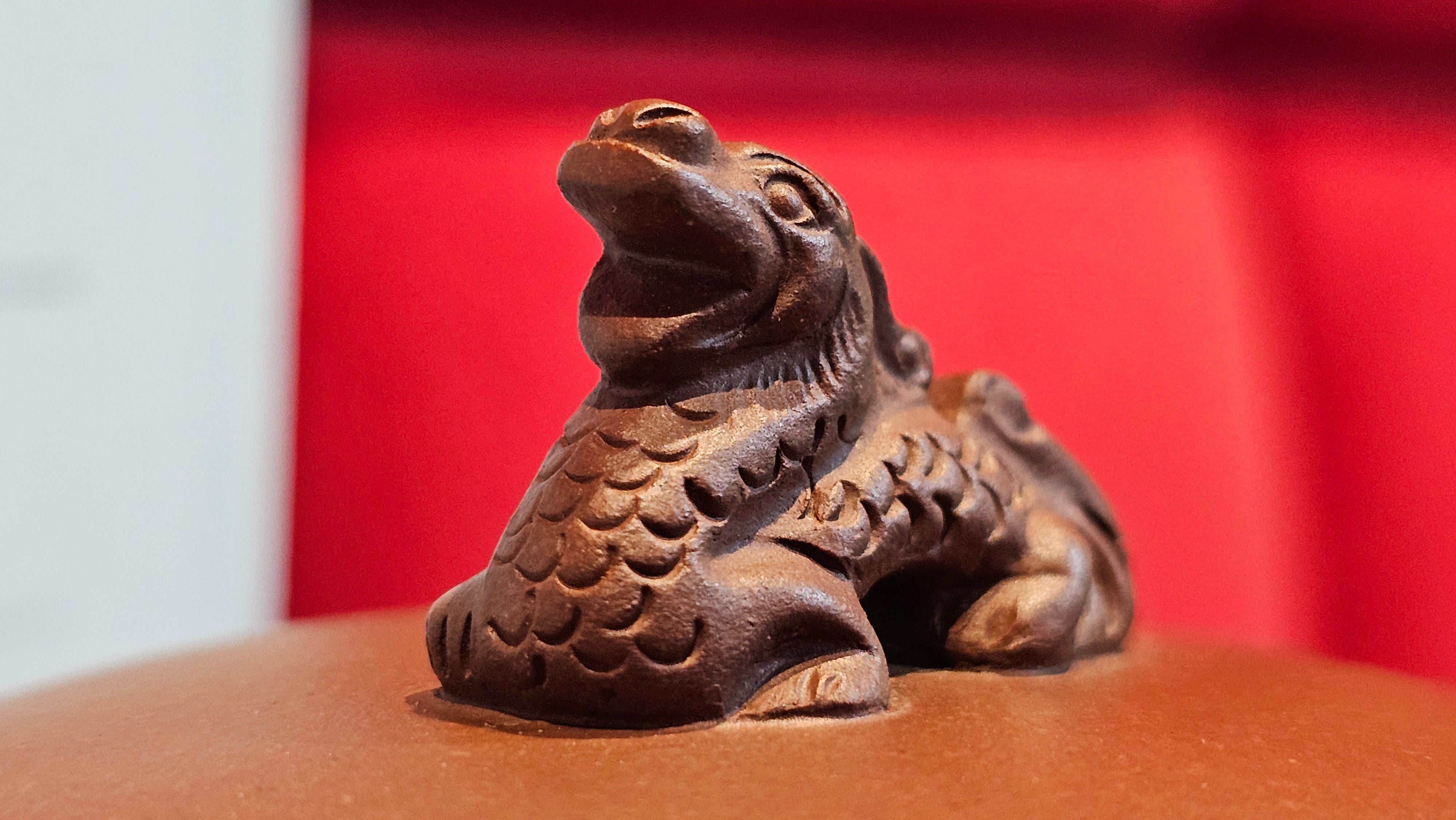 《龙吟》"Lo'ong Yin ~ Lo'ong's/Dragon's Roar", 190.8ml, Di Cao Qing Zi Ni 底槽青紫泥 ~ Crafted by L3A Consummate Master Artist Li Yan Ru 李艳如 ~ Congratulations to Ms M.L.!, 1518hrs 14th July 2025, Phoenix, AZ!