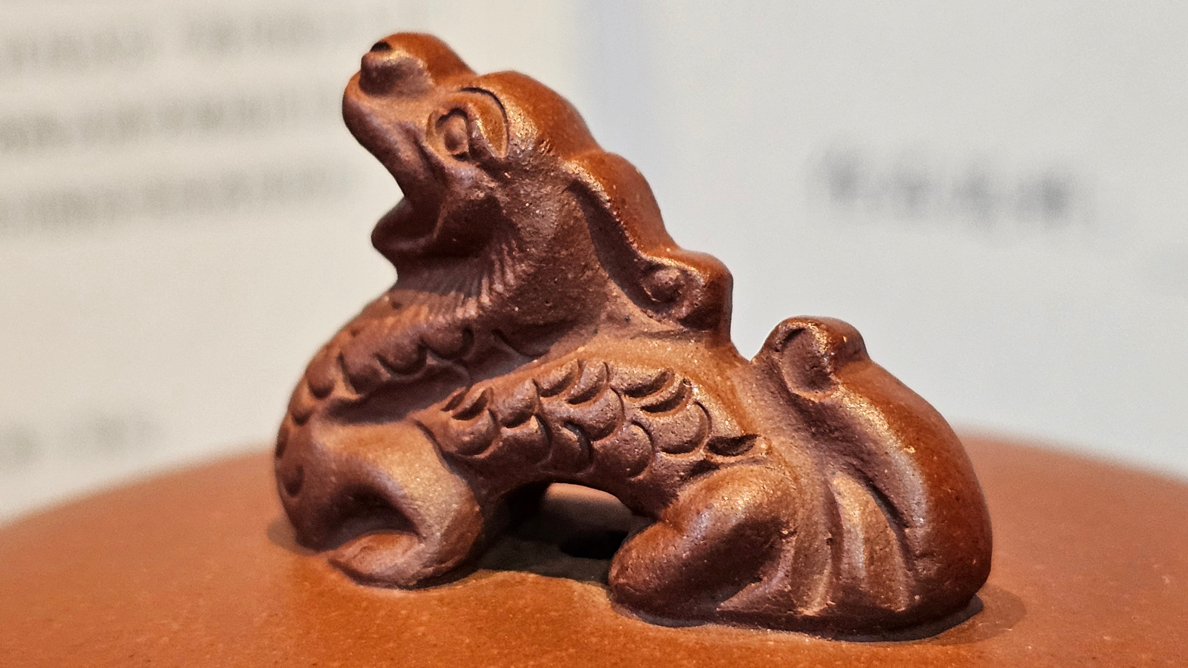 《龙吟》"Lo'ong Yin ~ Lo'ong's/Dragon's Roar", 190.8ml, Di Cao Qing Zi Ni 底槽青紫泥 ~ Crafted by L3A Consummate Master Artist Li Yan Ru 李艳如 ~ Congratulations to Ms M.L.!, 1518hrs 14th July 2025, Phoenix, AZ!