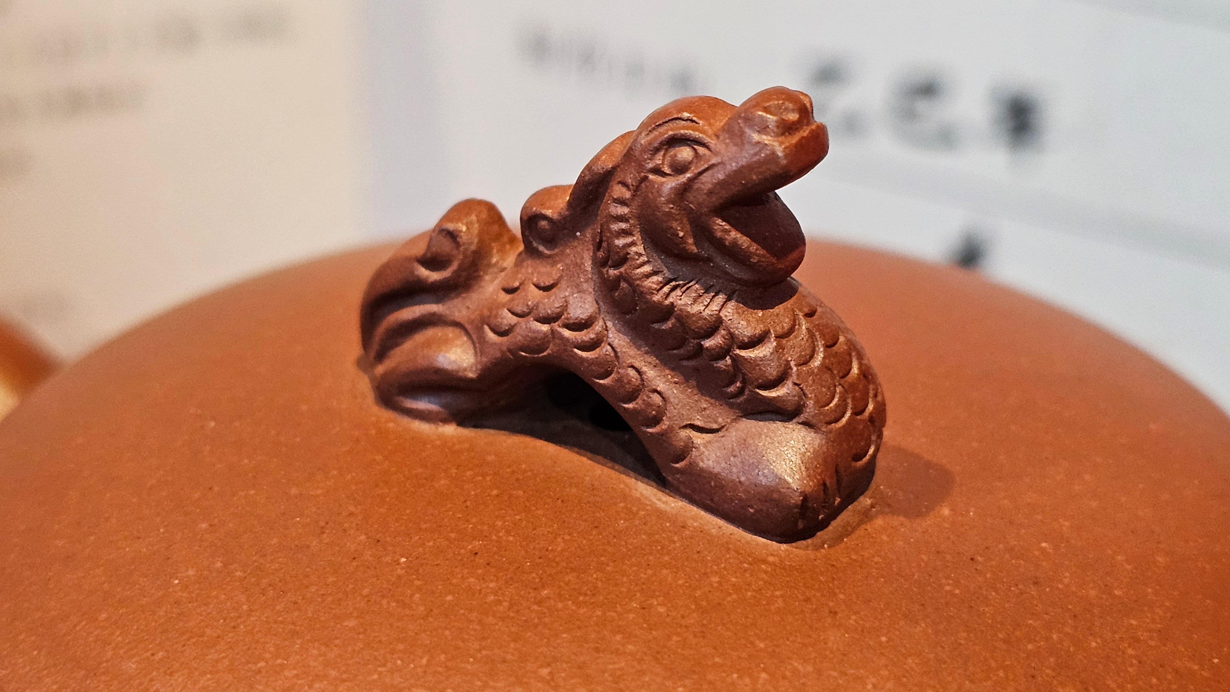 《龙吟》"Lo'ong Yin ~ Lo'ong's/Dragon's Roar", 190.8ml, Di Cao Qing Zi Ni 底槽青紫泥 ~ Crafted by L3A Consummate Master Artist Li Yan Ru 李艳如 ~ Congratulations to Ms M.L.!, 1518hrs 14th July 2025, Phoenix, AZ!