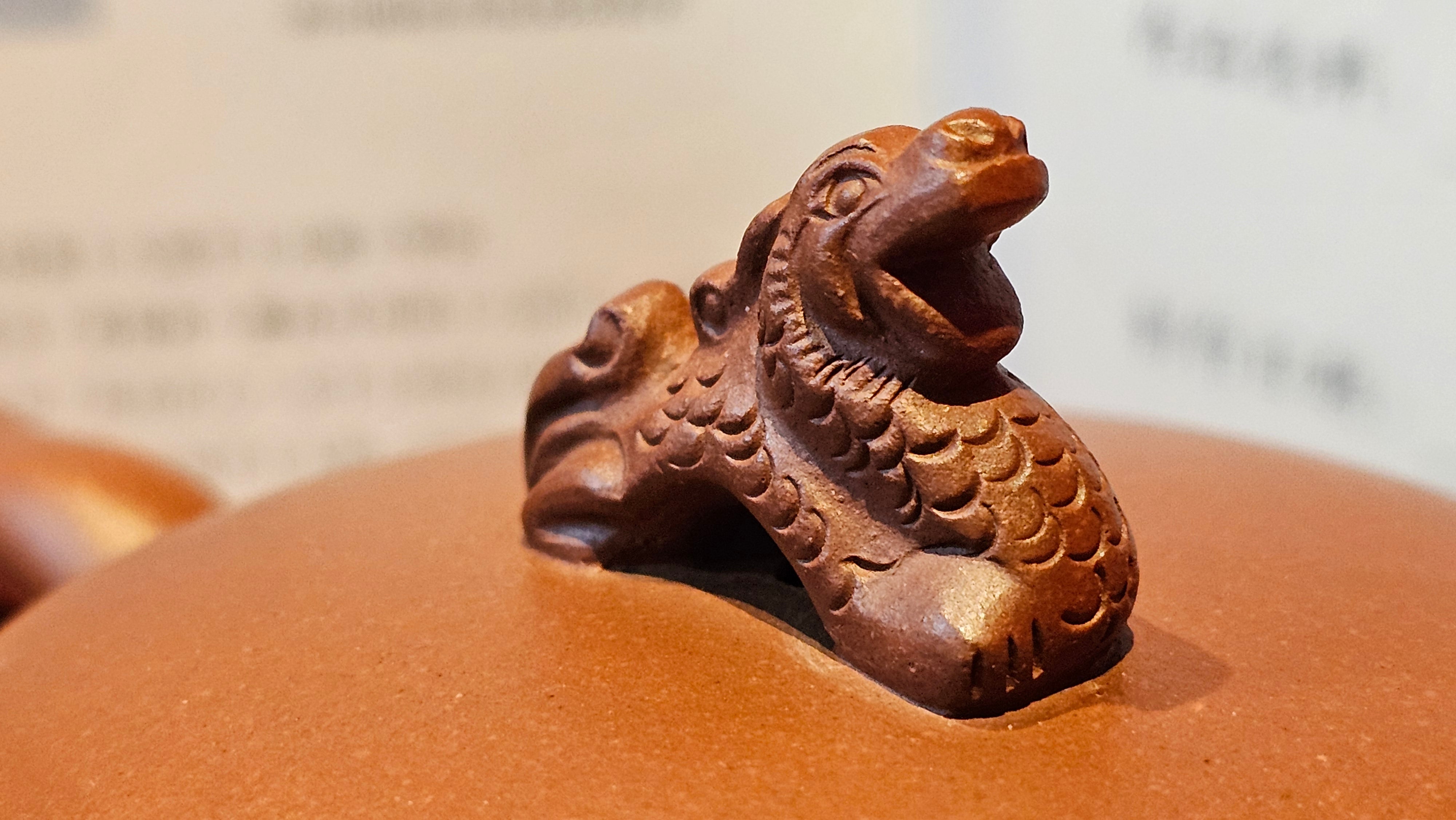 《龙吟》"Lo'ong Yin ~ Lo'ong's/Dragon's Roar", 190.8ml, Di Cao Qing Zi Ni 底槽青紫泥 ~ Crafted by L3A Consummate Master Artist Li Yan Ru 李艳如 ~ Congratulations to Ms M.L.!, 1518hrs 14th July 2025, Phoenix, AZ!