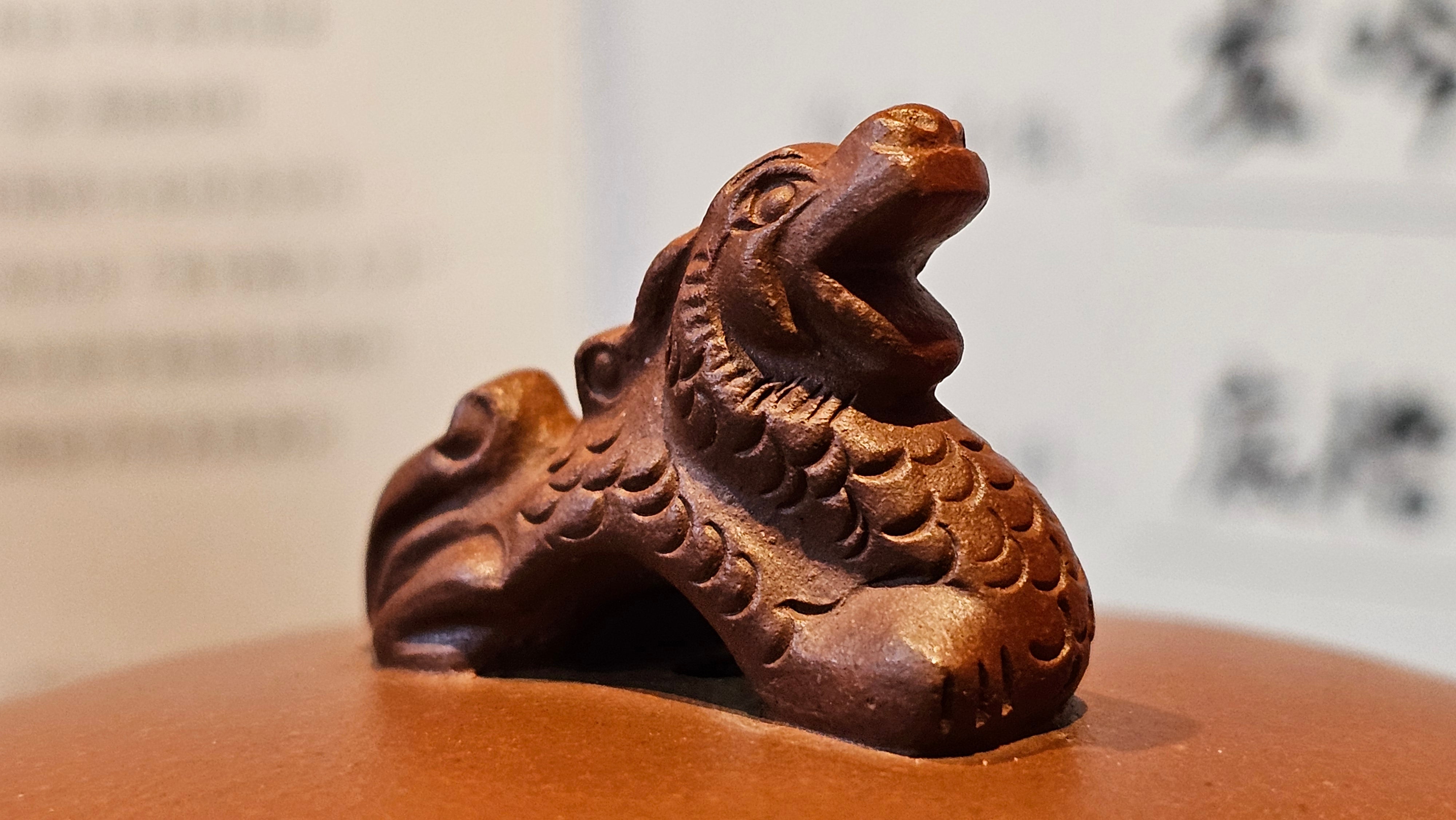 《龙吟》"Lo'ong Yin ~ Lo'ong's/Dragon's Roar", 190.8ml, Di Cao Qing Zi Ni 底槽青紫泥 ~ Crafted by L3A Consummate Master Artist Li Yan Ru 李艳如 ~ Congratulations to Ms M.L.!, 1518hrs 14th July 2025, Phoenix, AZ!